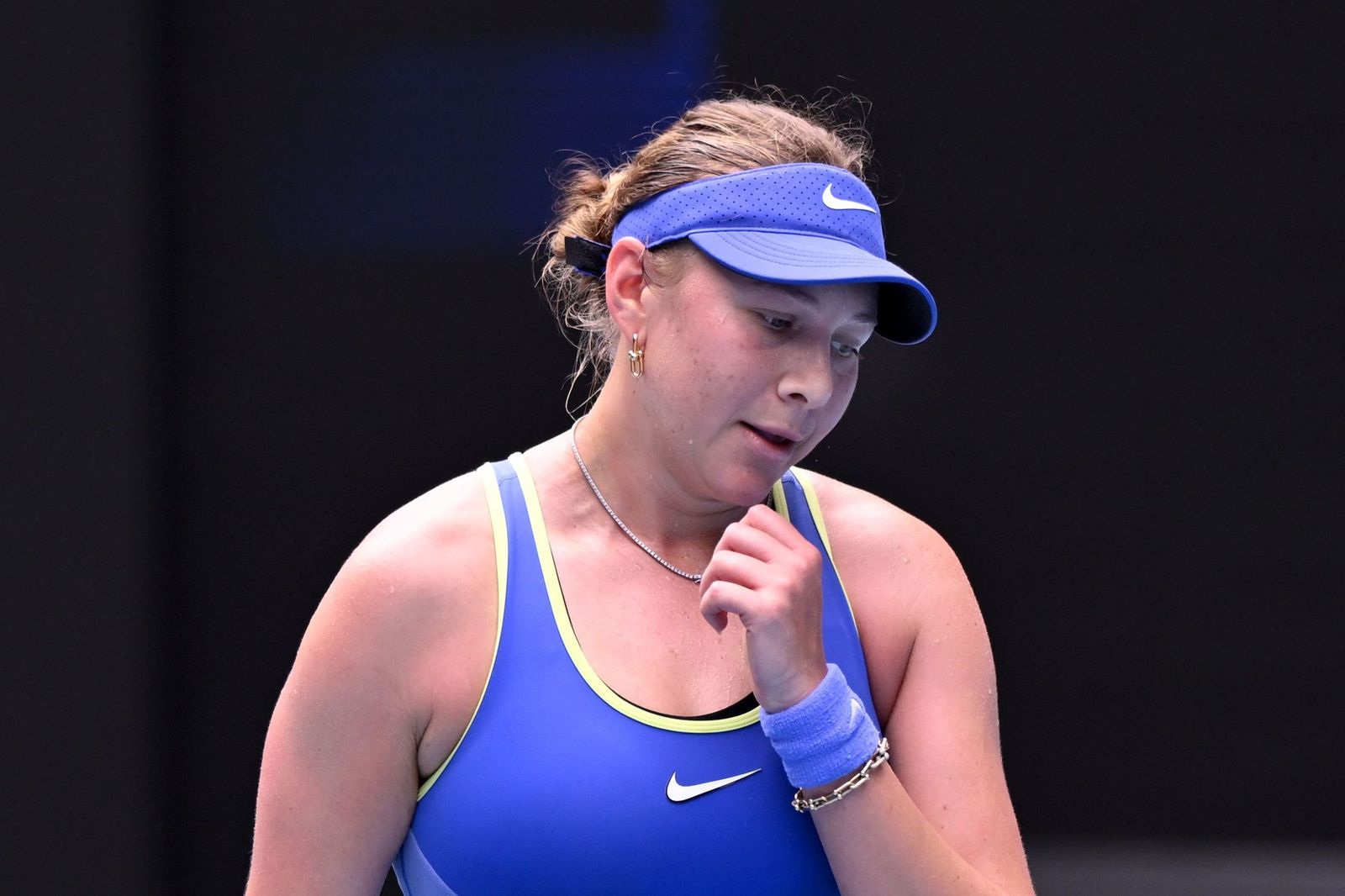 Las fotos de la retirada de Musetti ante Djokovic y del resto de cuartos de final