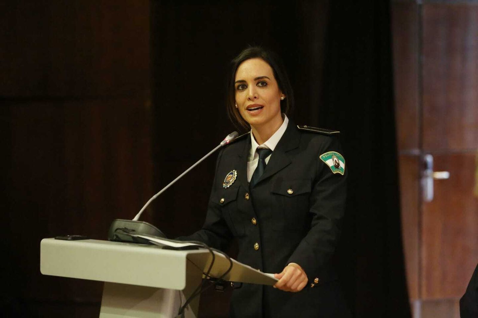 Las imágenes del acto de distinción de agentes de la Policía Local de Málaga en el día de su patrón