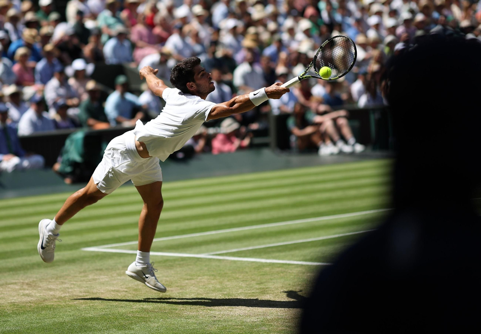 Las fotos del pase de Alcaraz a la final de Wimbledon Las fotos del pase de Alcaraz a la final de Wimbledon