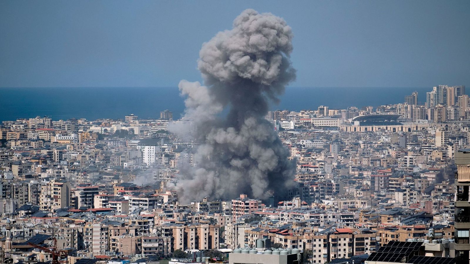 Bombardeos israelíes sobre los suburbios sur de Beirut