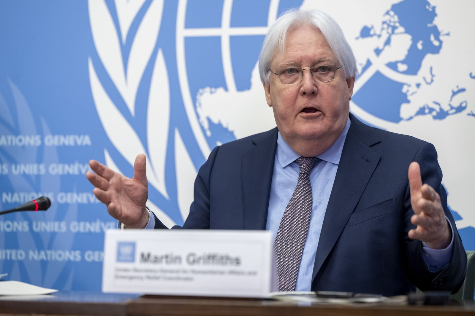 El jefe de coordinación humanitaria de Naciones Unidas, Martin Griffiths.