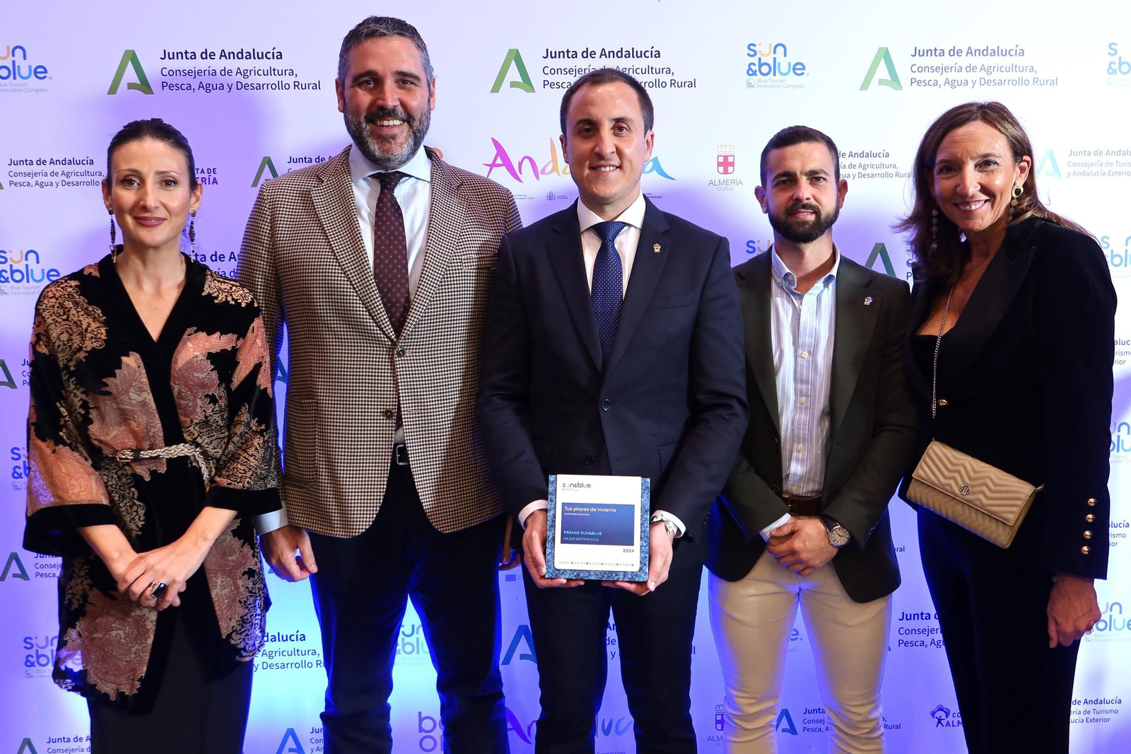 Concejal de Promocion, Delegado de Turismo, Alcalde de Vera, Concejal de Cultura y Gerente Destino Vera.