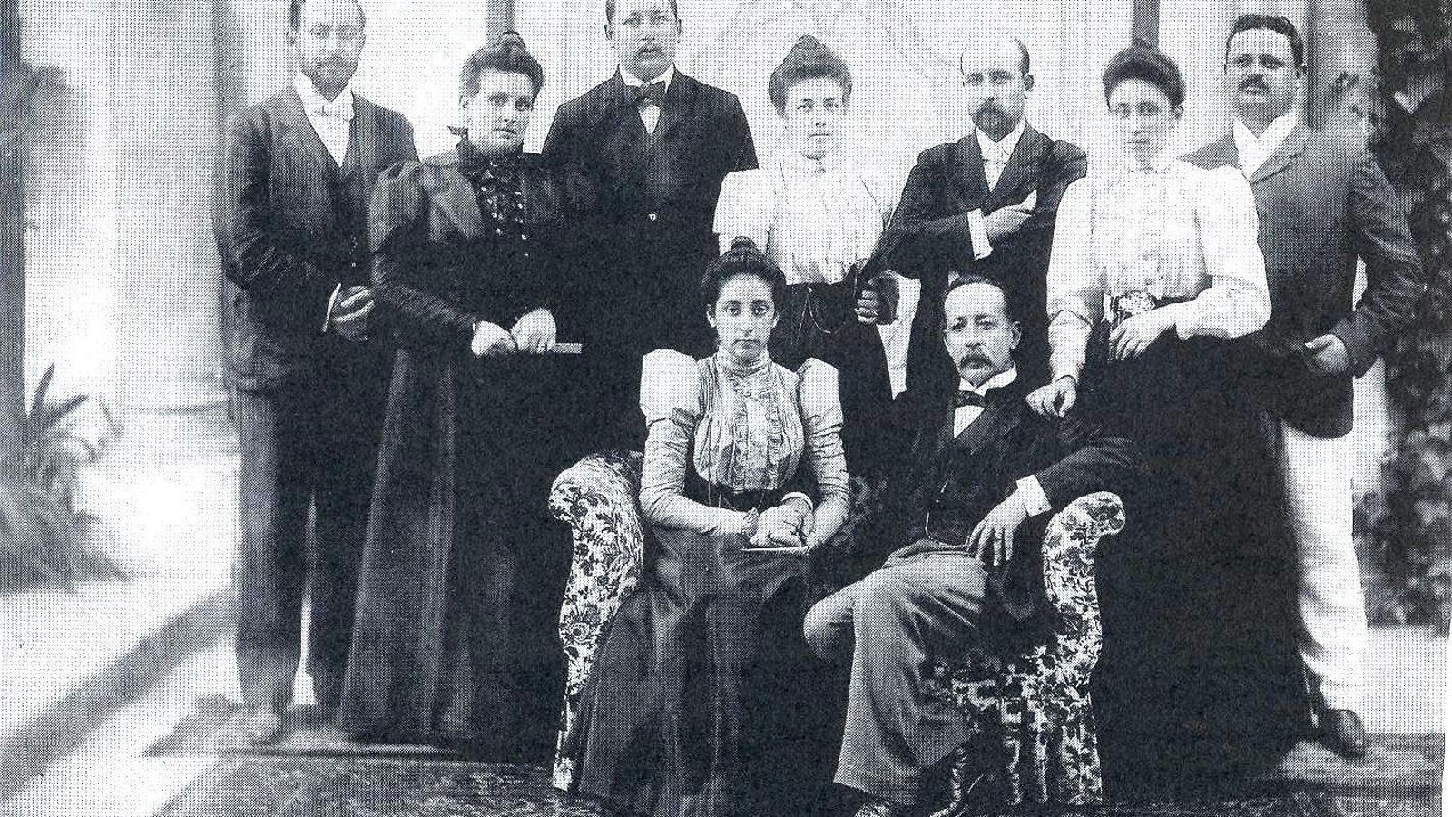 Retrato de la familia Rivero O´Neale.