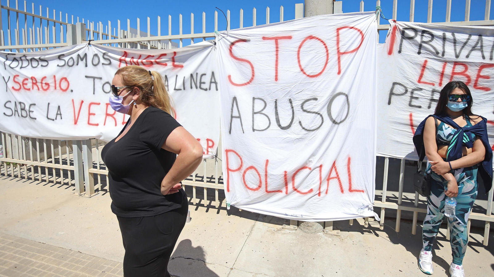 Fotos de la manifestación de La Atunara en La Línea
