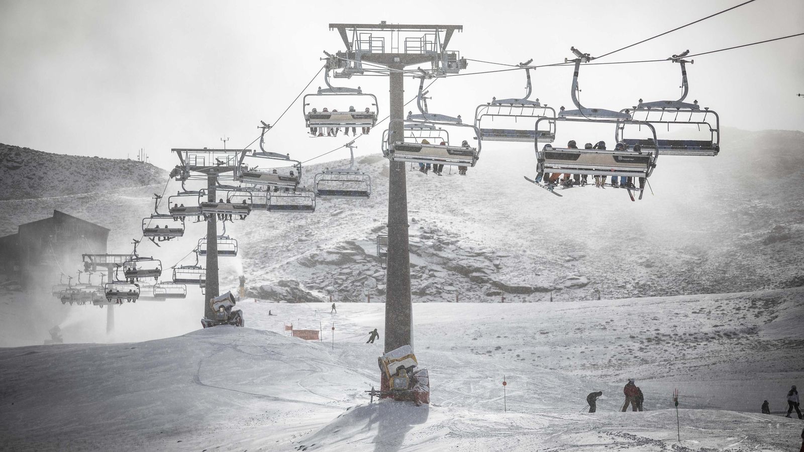 Nuevo telesilla Émile Allais el primer día de temporada