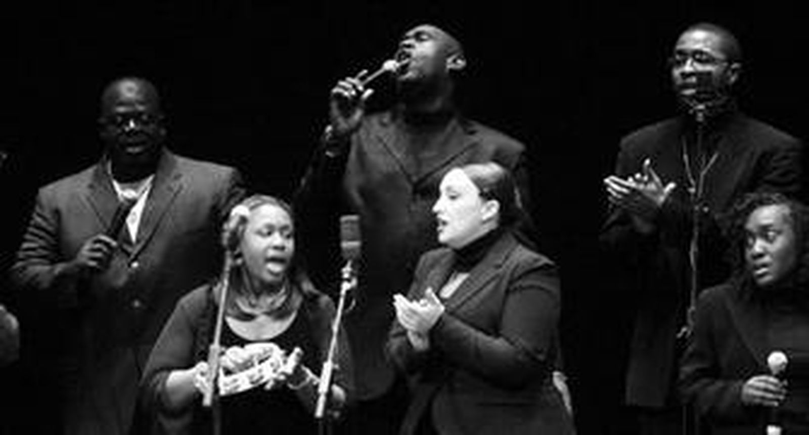 Un momento de la actuación del Alabama Gospel Choir el jueves en el Teatro Villamarta.