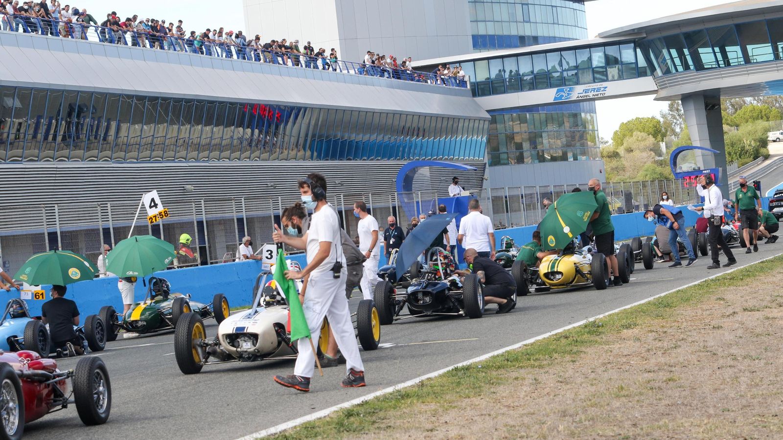 Parrilla de la Formula Junior.