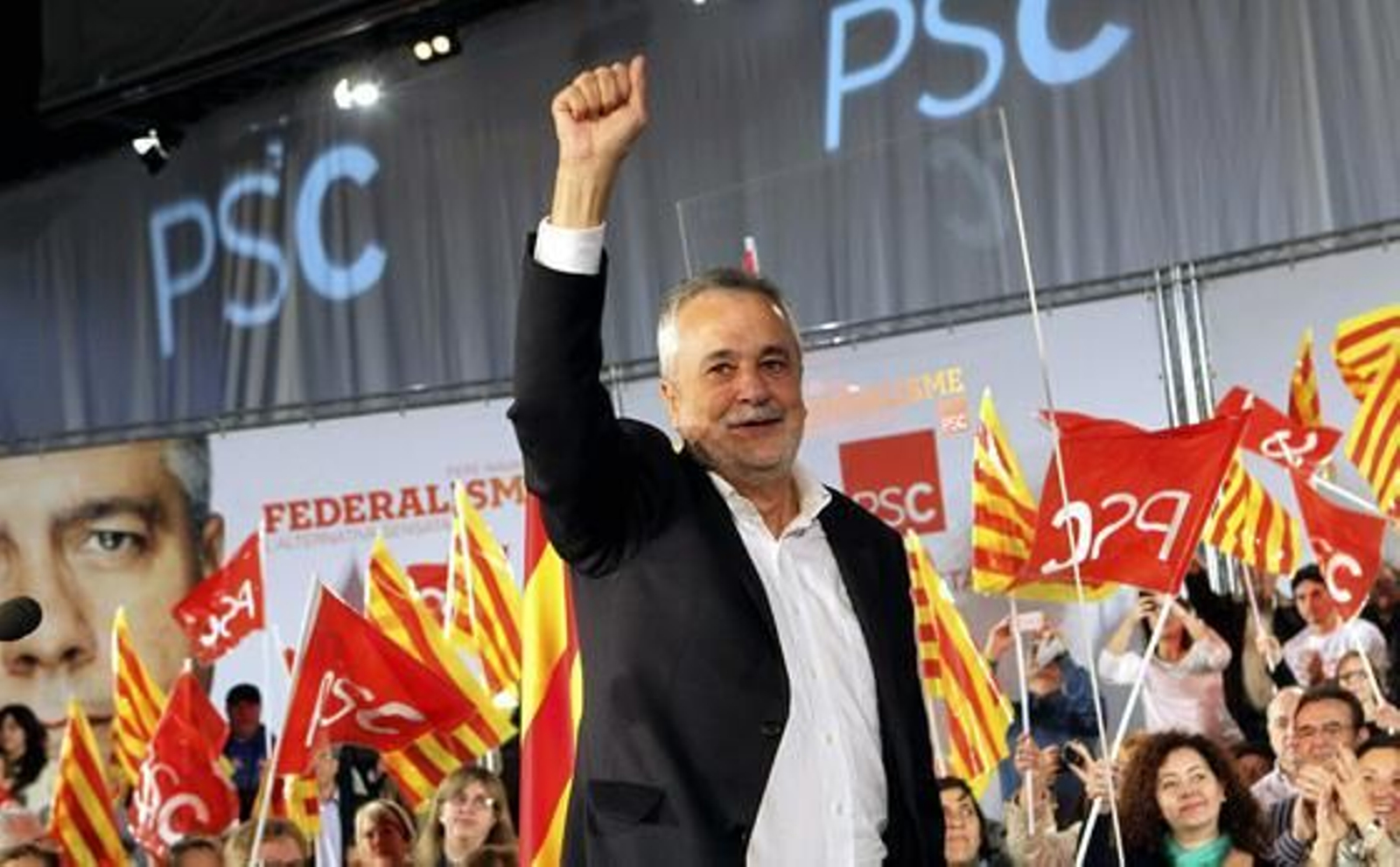 Griñán apela a votar con el corazón ante el "aislamiento" al que arrastra CiU