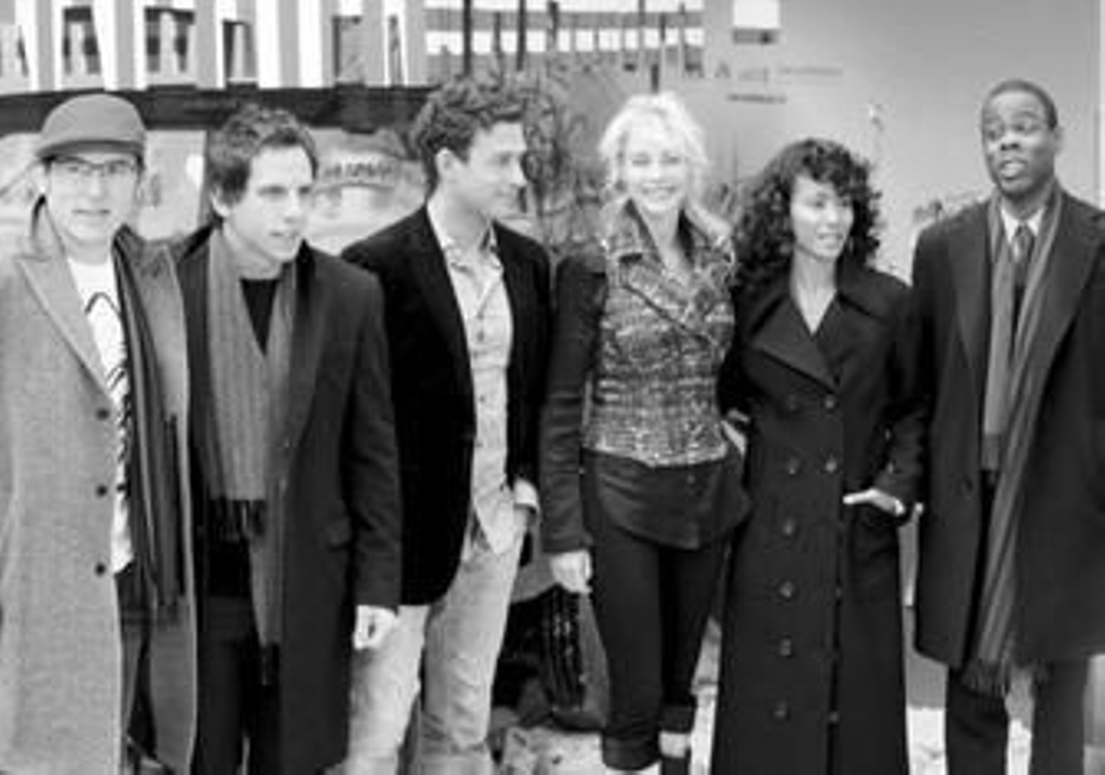 Manel Fuentes, Ben Stiller, Eduardo Aldán, Belén Rueda, Jada Pinkett Smith y Chris Rock, en 'Madagascar 2'.