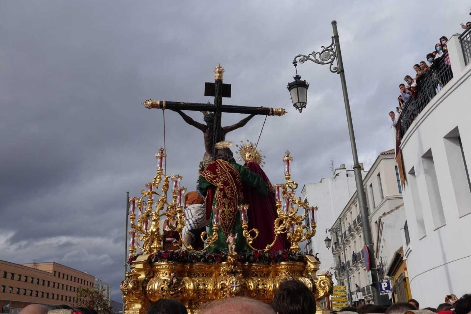 Las fotos del Cristo de la Exaltación, de Fusionadas, en la procesión Magna de Málaga