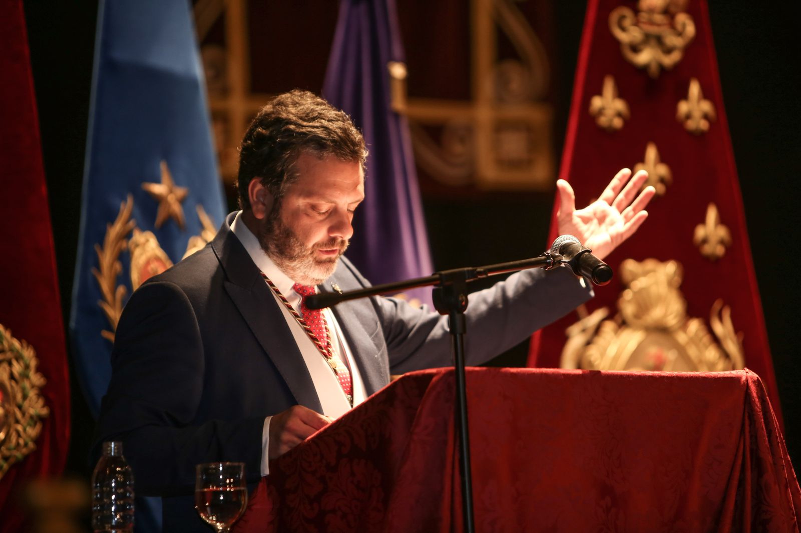 Un momento de la exaltación protagonizada en el Moderno por Jesús Devesa.