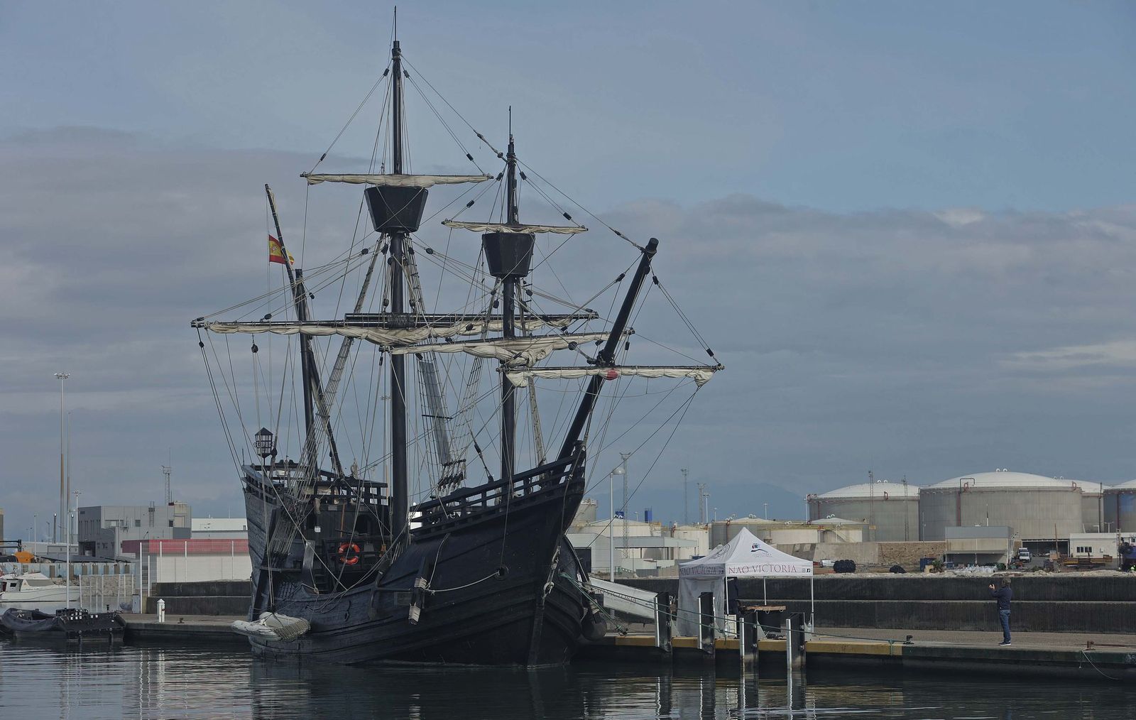Fotos del navío Nao Victoria en Algeciras