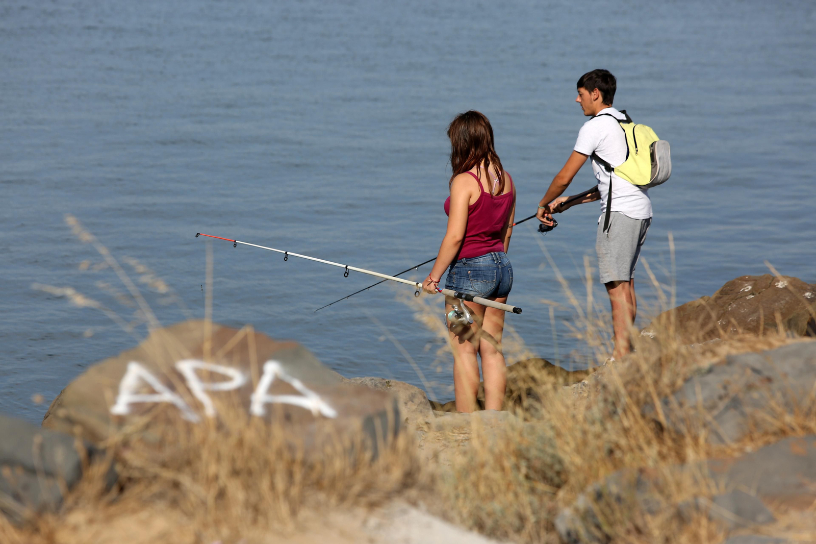 Las imágenes de la Playa del Espigón