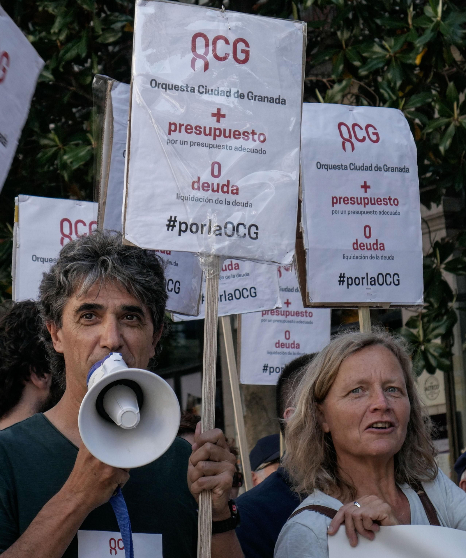 Imágenes de la protesta de la OGC Imágenes de la protesta de la OGC
