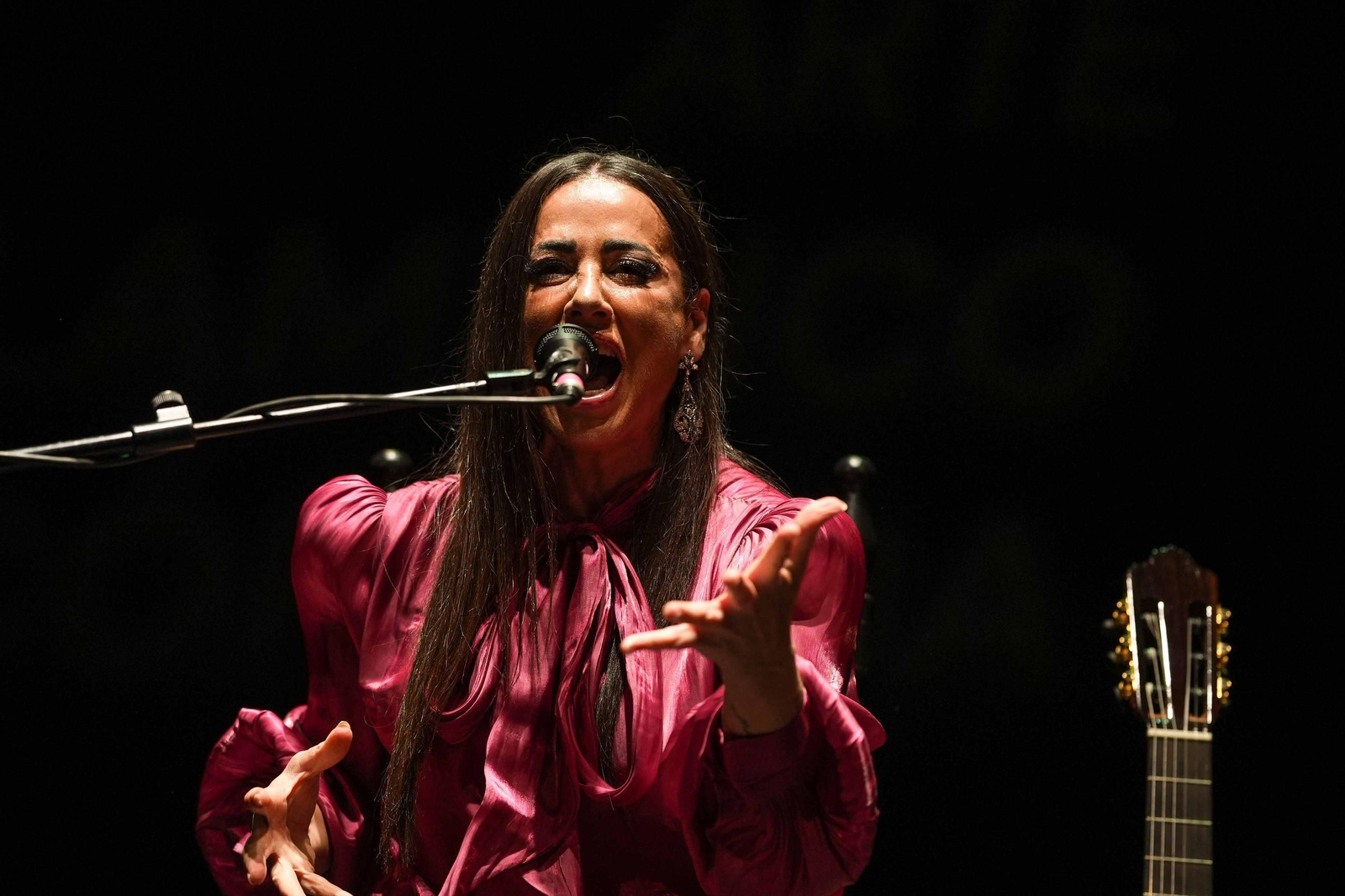 La cantaora cordobesa Sara Denez, primer premio de Cante del Concurso Nacional de Arte Flamenco.
