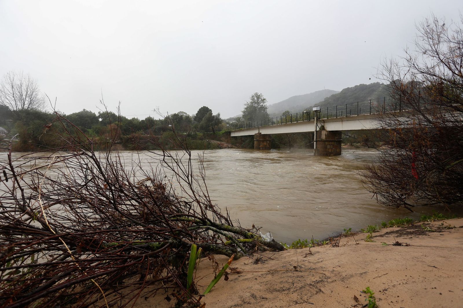 Fotos: La borrasca Joseph amenaza Jimena con la crecida del Hozgarganta