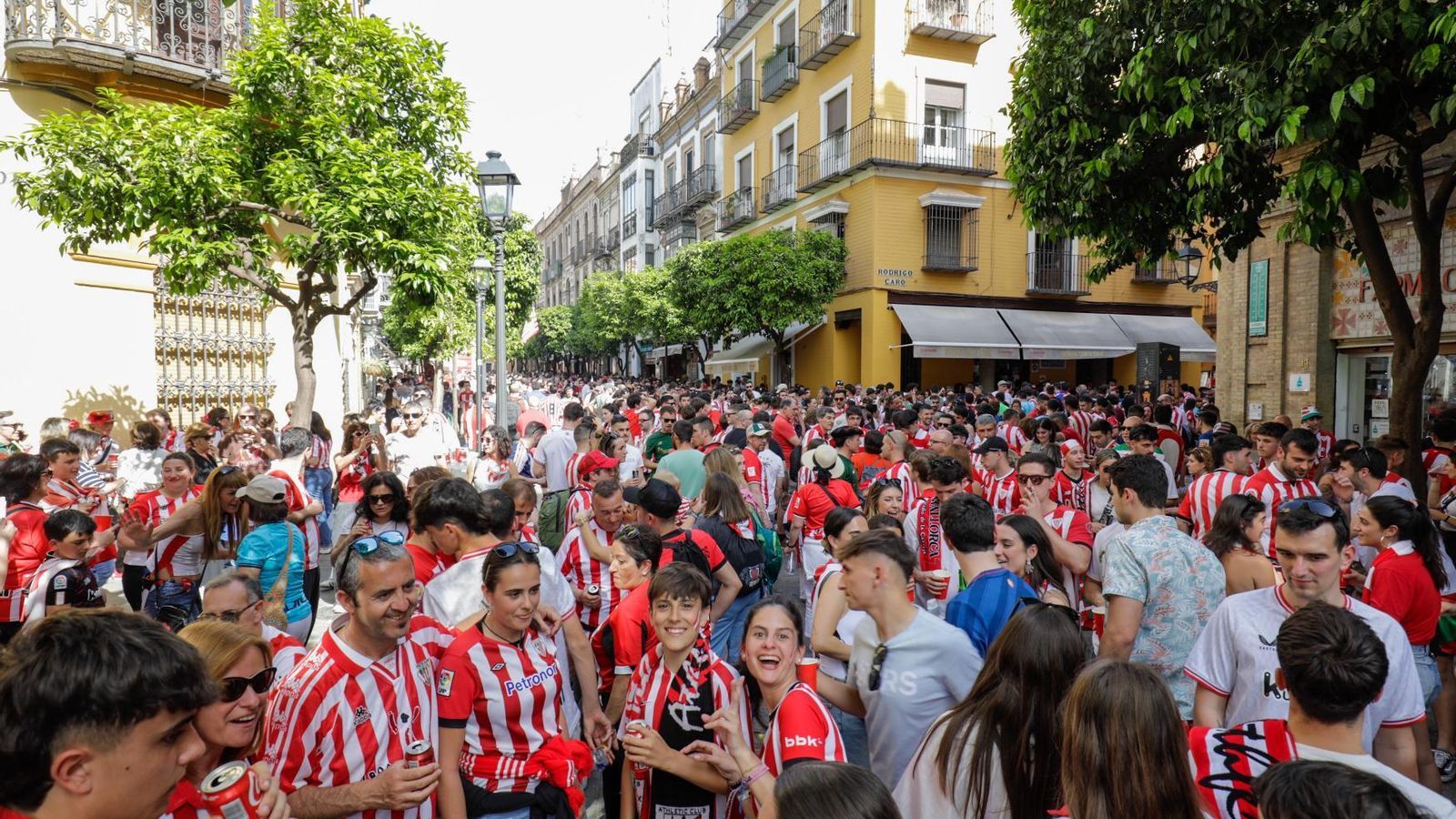 Los aficionados del Athletic son mayoría en Mateos Gago