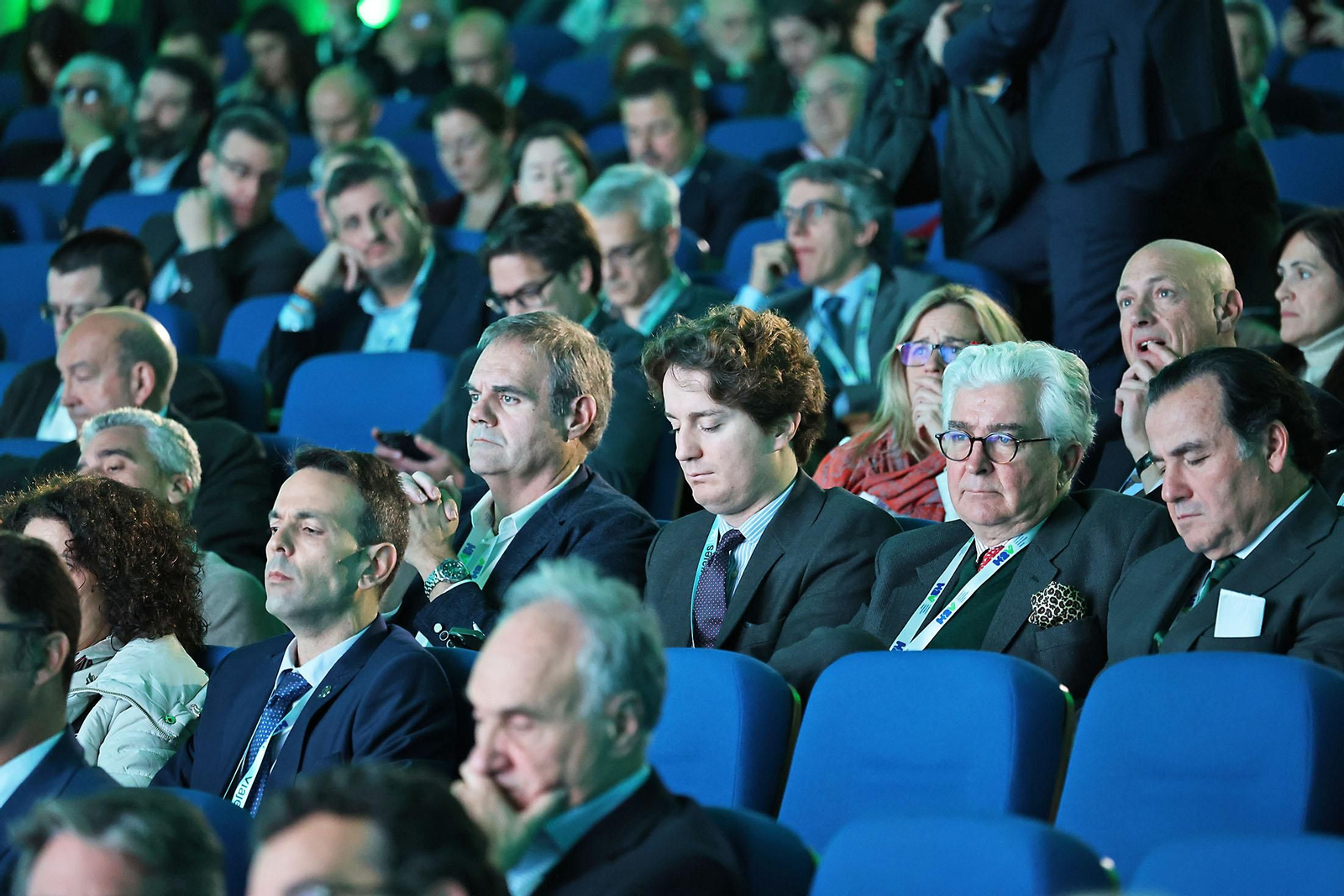 Imágenes del presidente de la Junta de Andalucía, Juanma Moreno, en el II Congreso Nacional de Hidrógeno Verde