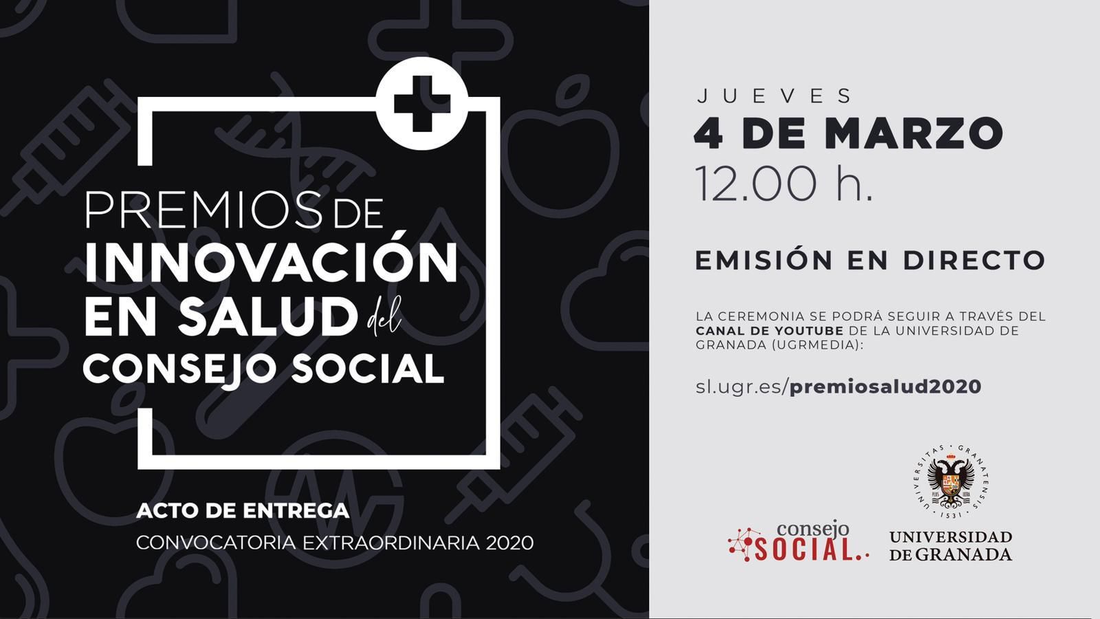 Convocatoria de la entrega de premios.