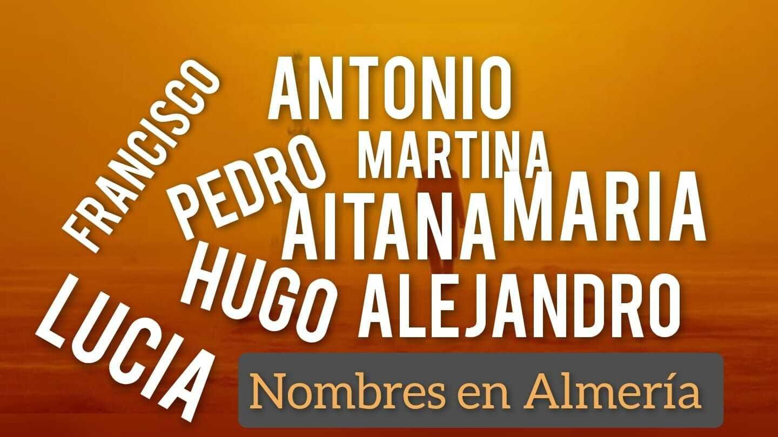 ¿Cuáles son los nombres más repetidos en Almería? Cada año, más sorpresas