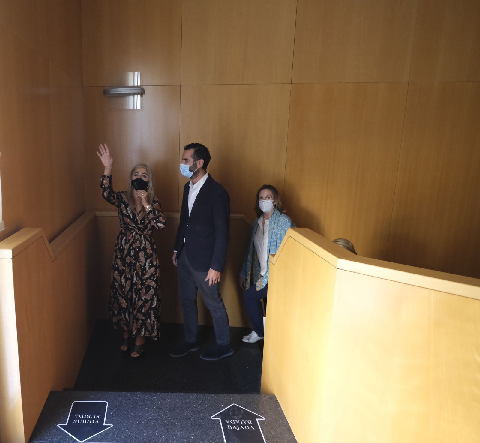 Fotogalería visita Consejera Cultura al CAF