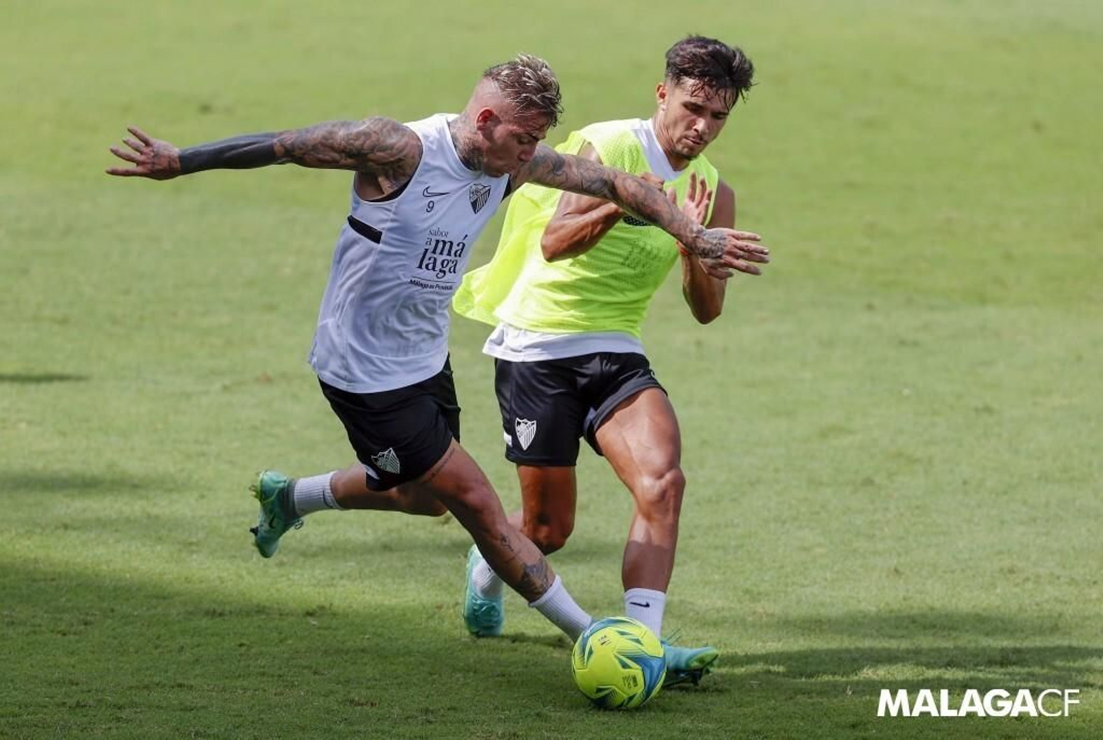 Las fotos del entrenamiento del Málaga CF