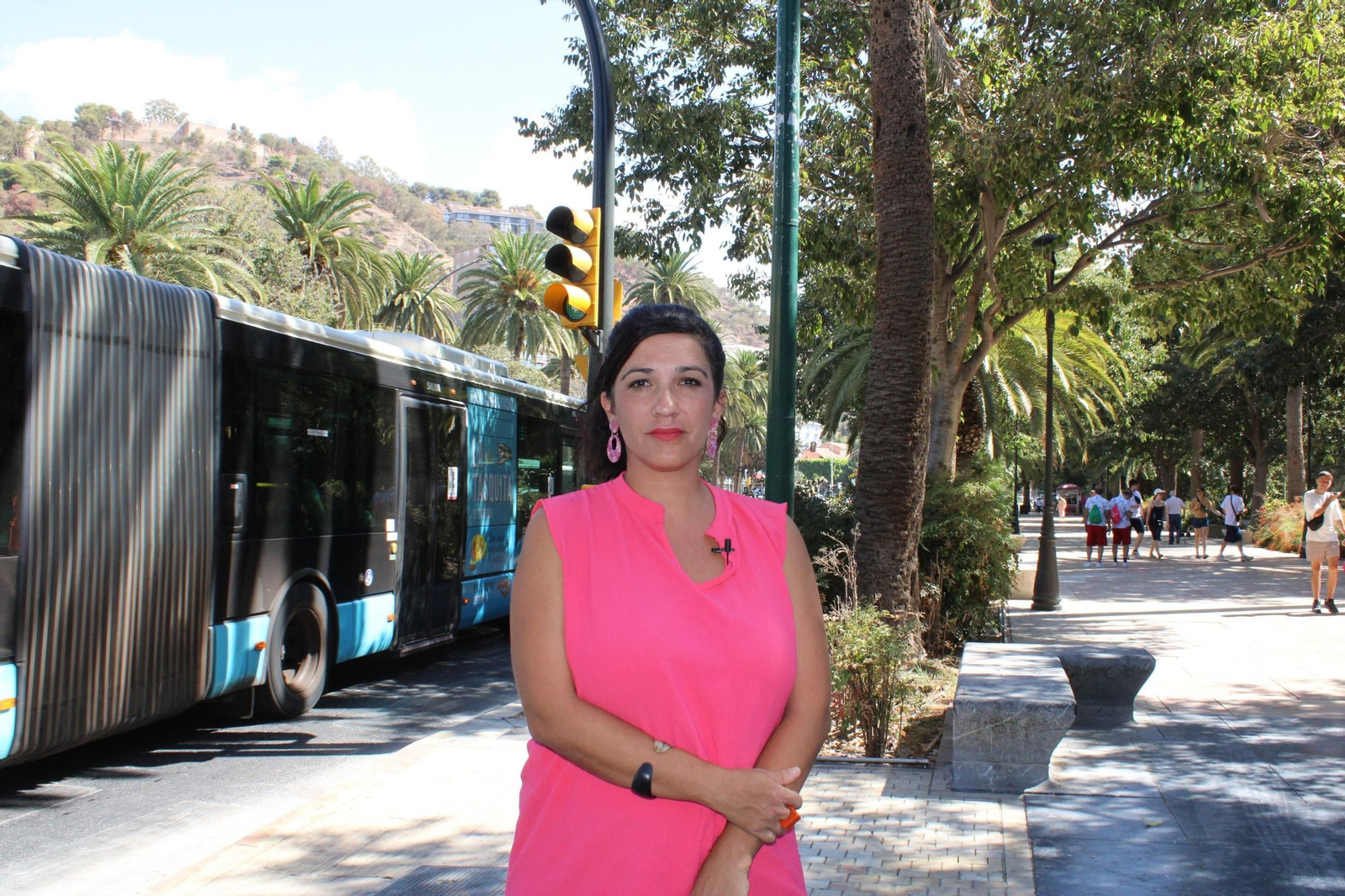 La portavoz de Con Málaga en el Ayuntamiento de la capital, Toni Morillas. La portavoz de Con Málaga en el Ayuntamiento de la capital, Toni Morillas.