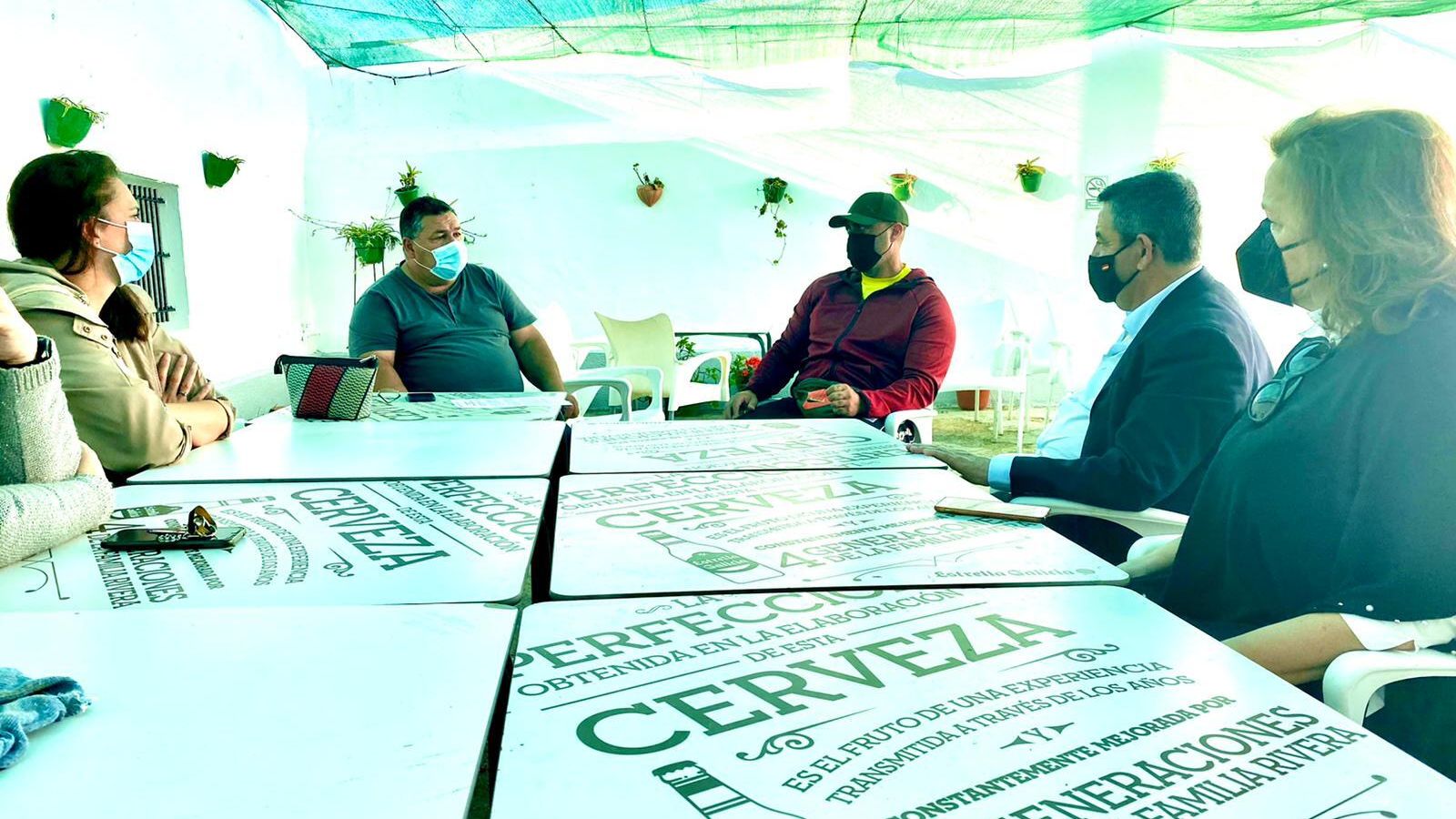 Reunión del PP con la directiva de la asociación de vecinos La Inmaculada.