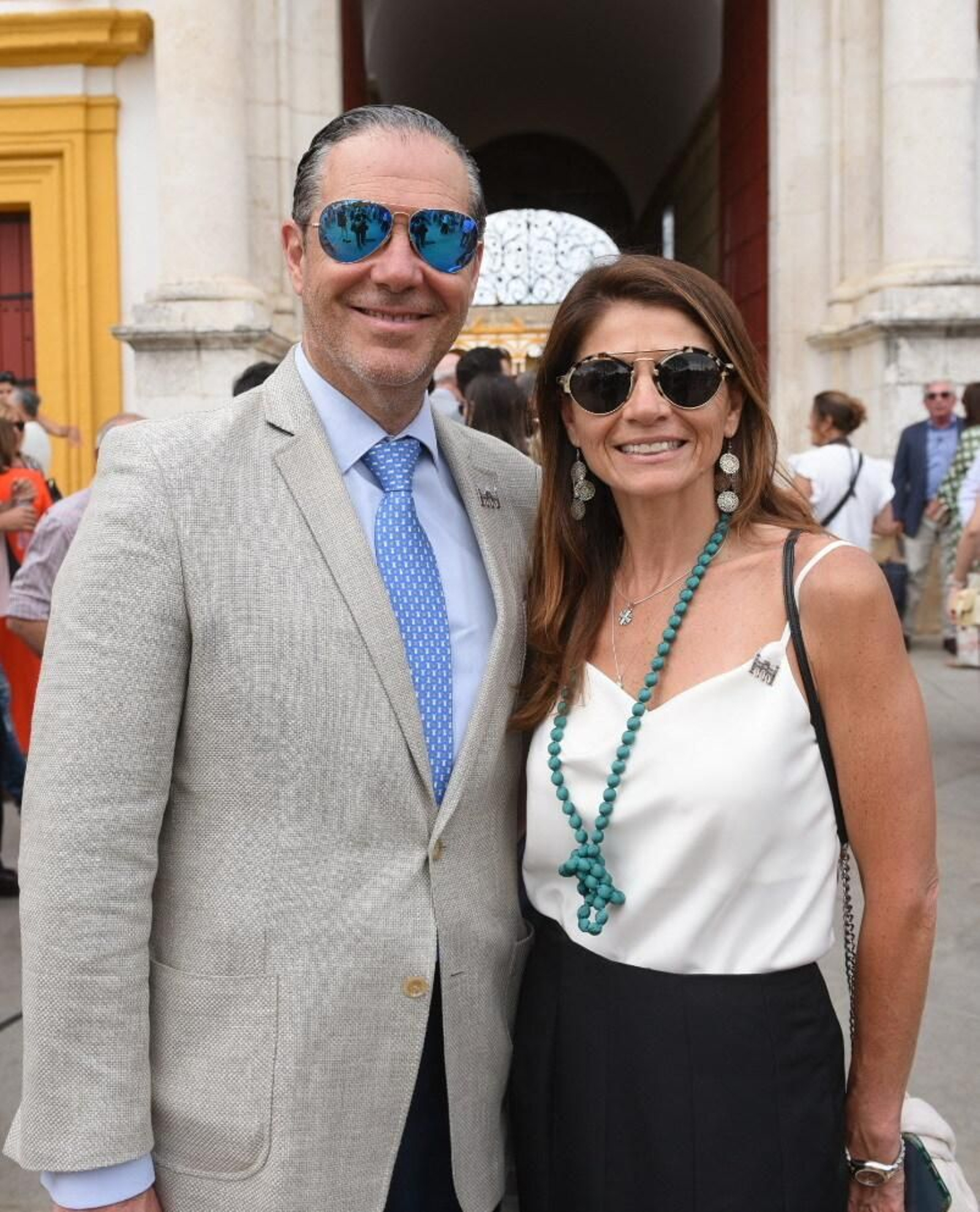 Santiago Cano y Mónica Hernández