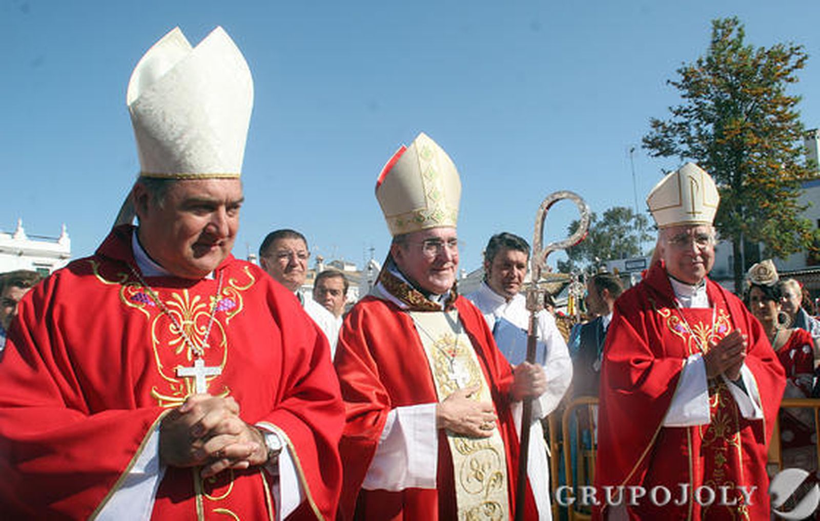 Las imágenes de la misa de romeros
