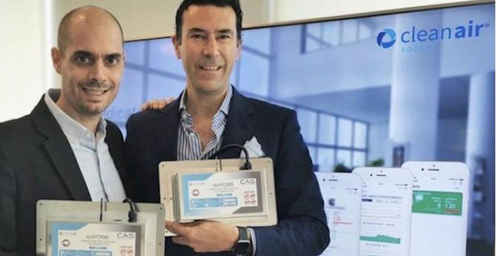 Miguel Angel Garat y Pablo Fernandez, creadores de la tecnología de purificación del aire DuctFIT