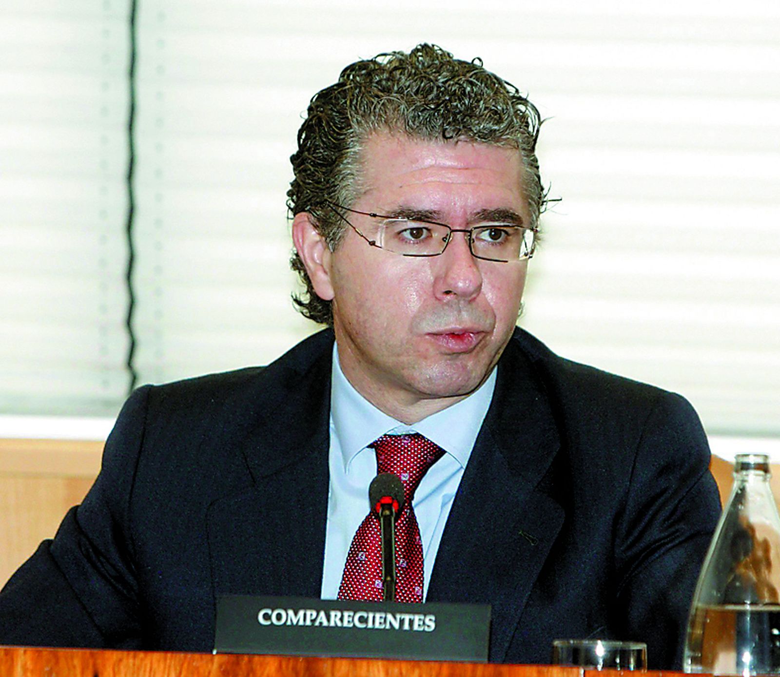 Francisco Granados, durante una comparecencia en la Asamblea de Madrid.