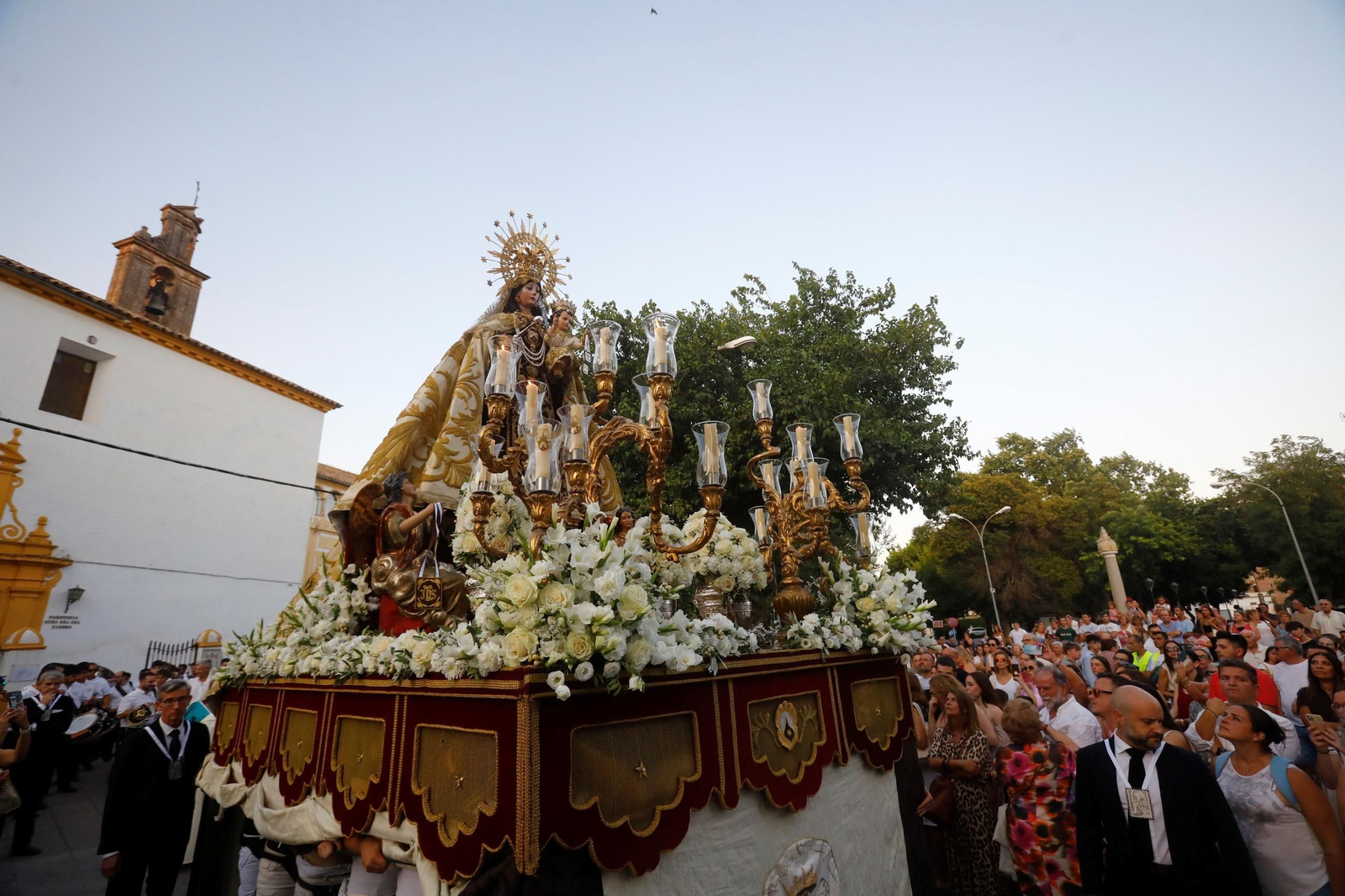 La procesión de la Virgen del Carmen de Puerta Nueva de Córdoba, en imágenes