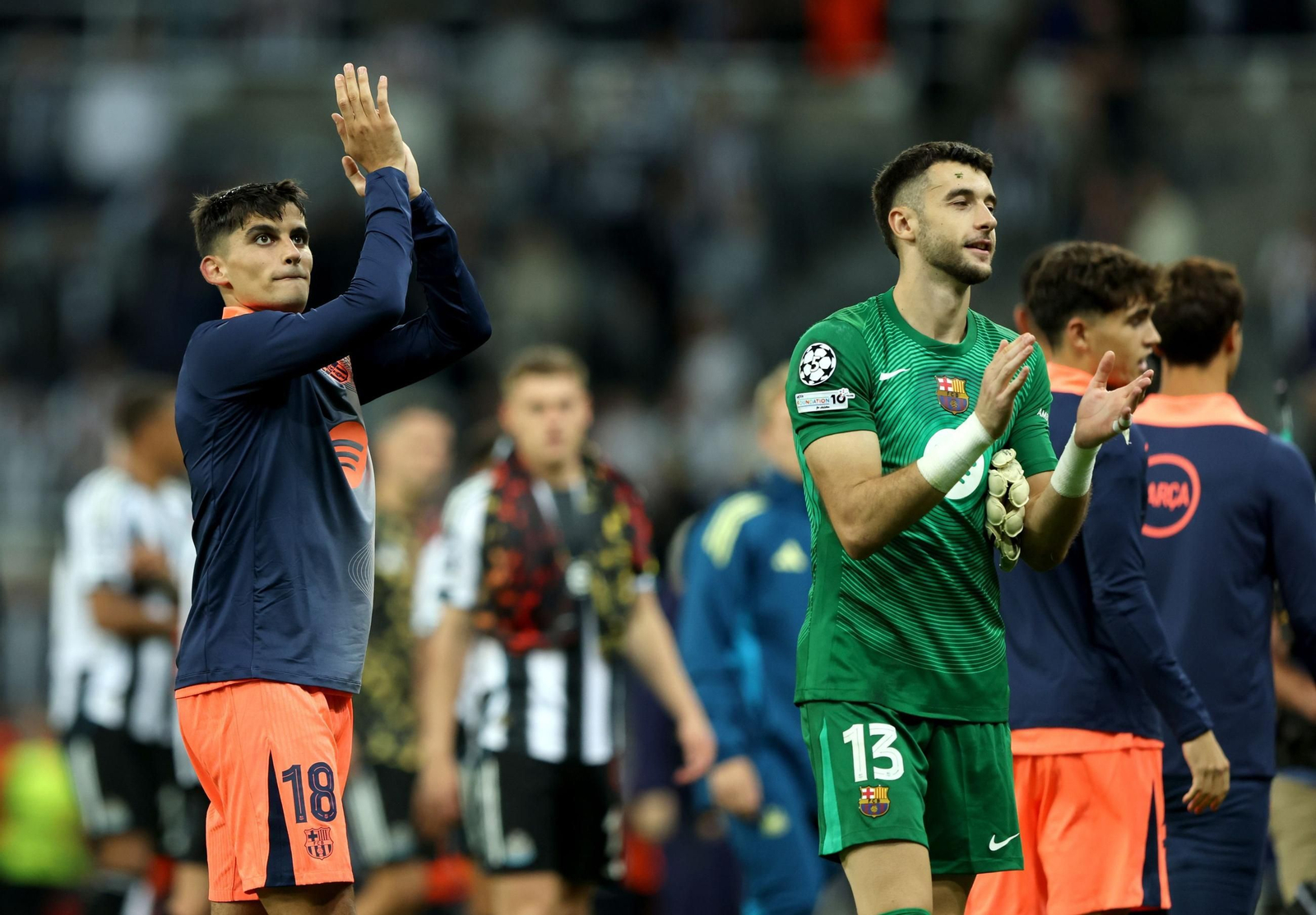 Las fotos del Newcastle - Barcelona