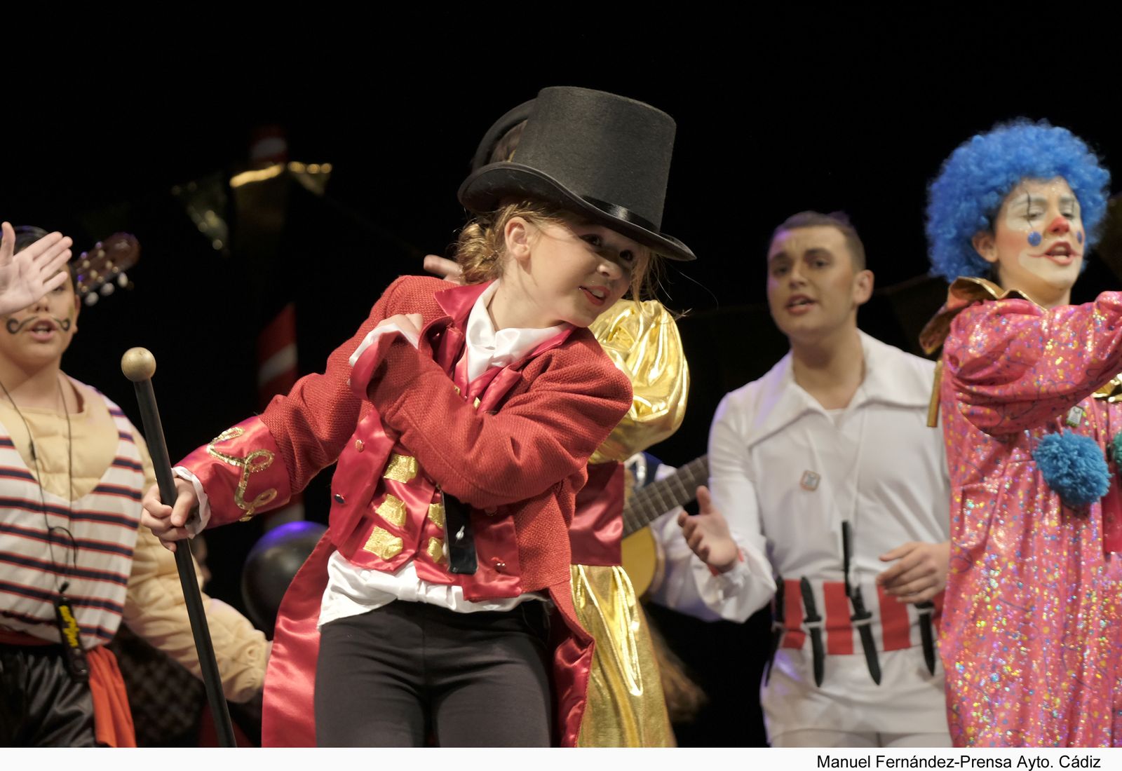 La comparsa 'El gran show'.