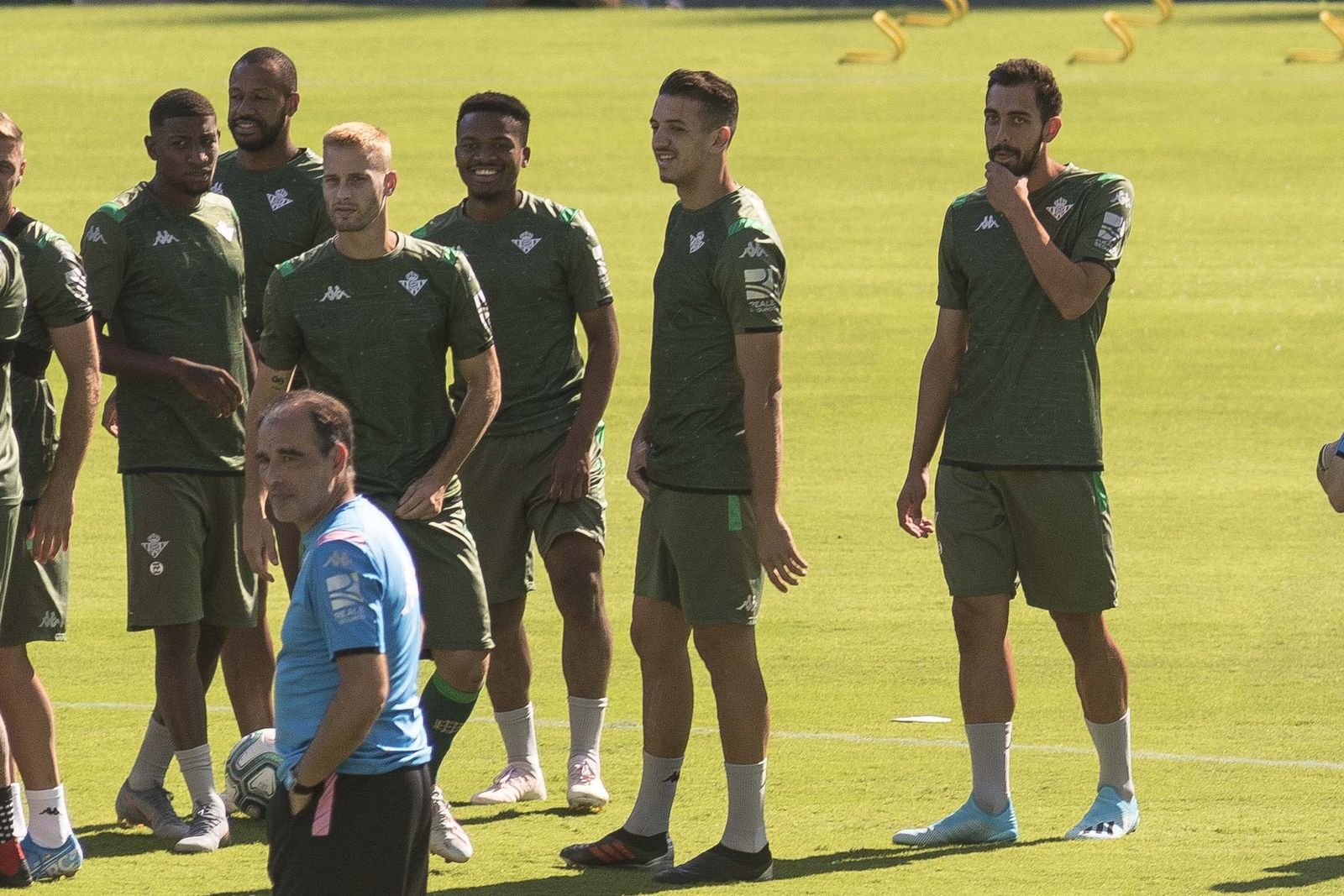 Borja Iglesias, en un entrenamiento.