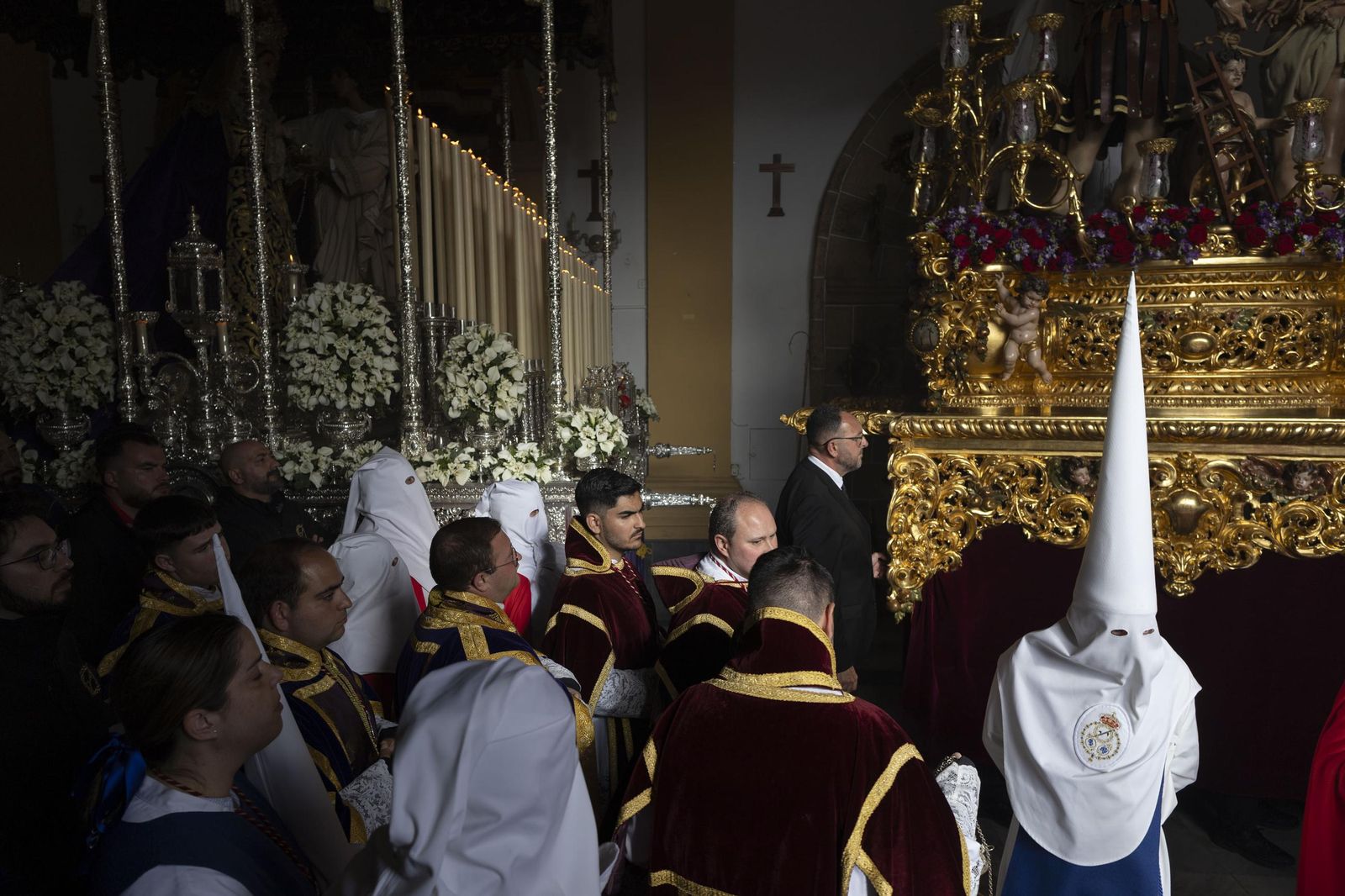 Las imágenes de la hermandad del Ecce Homo en la Semana Santa de San Fernando 2025