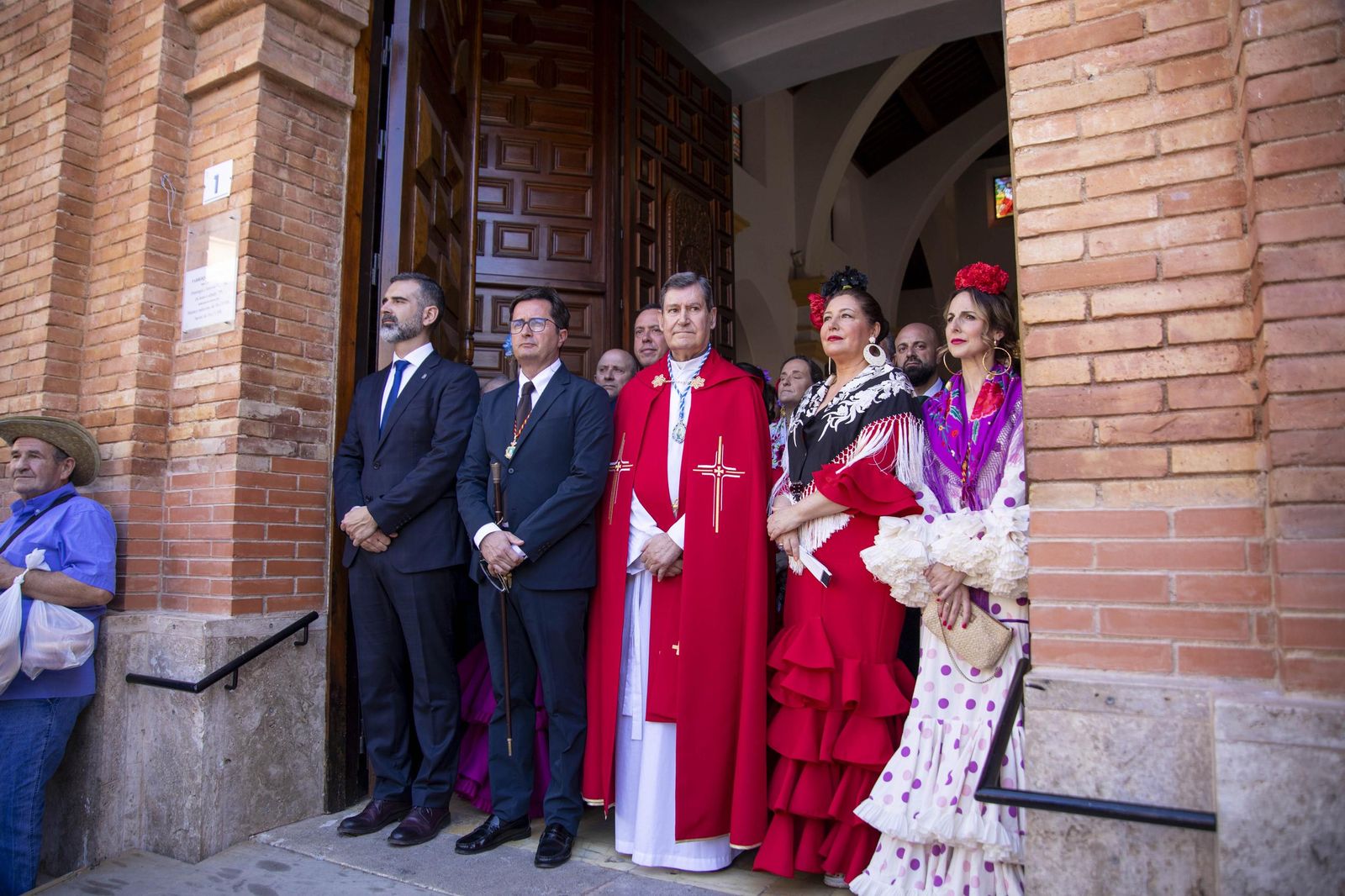 Las imágnes de la misa y procesión en honor a San Marcos en El Ejido