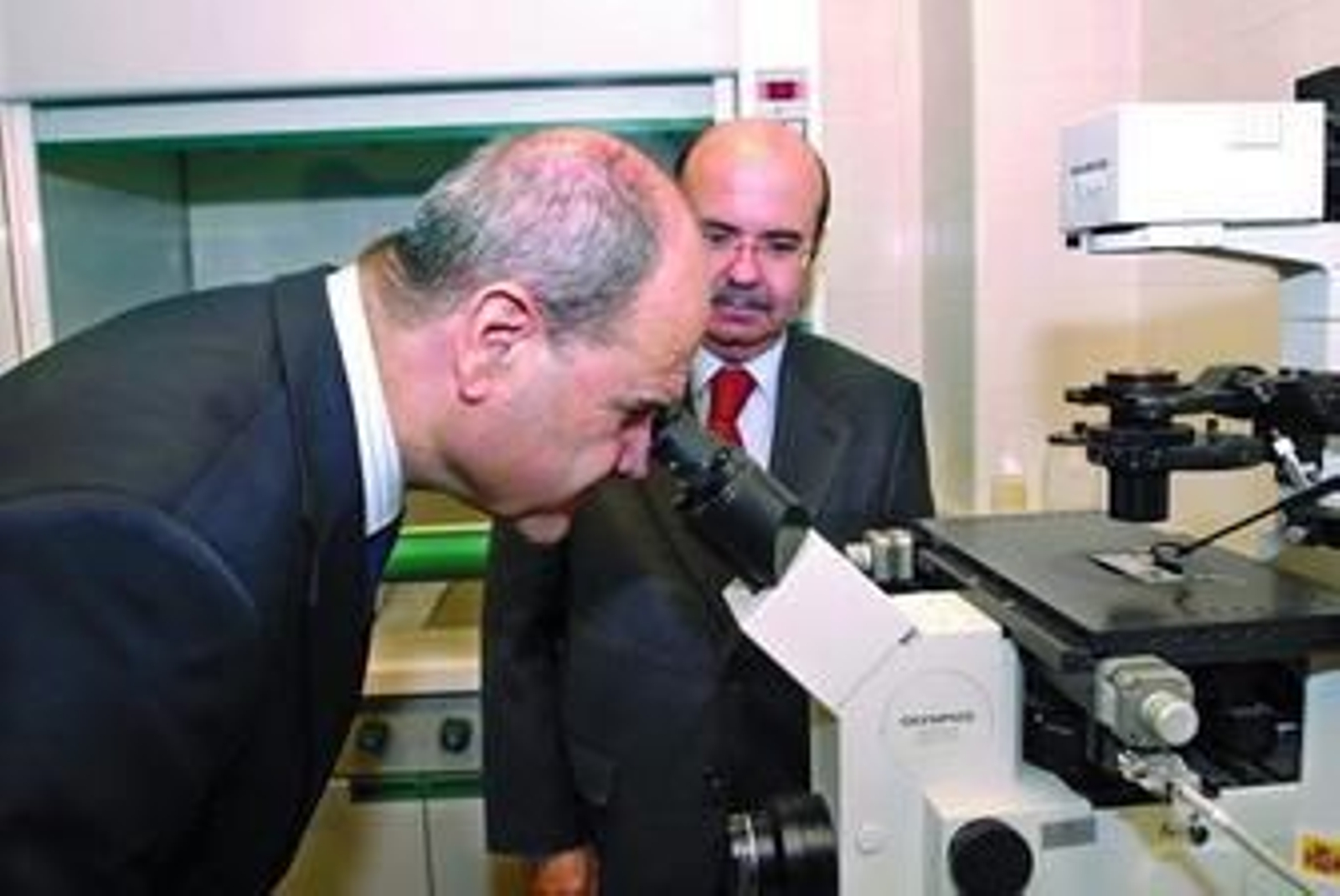 Manuel Chaves y Gaspar Zarrías, ayer, en la Universidad de Jaén.