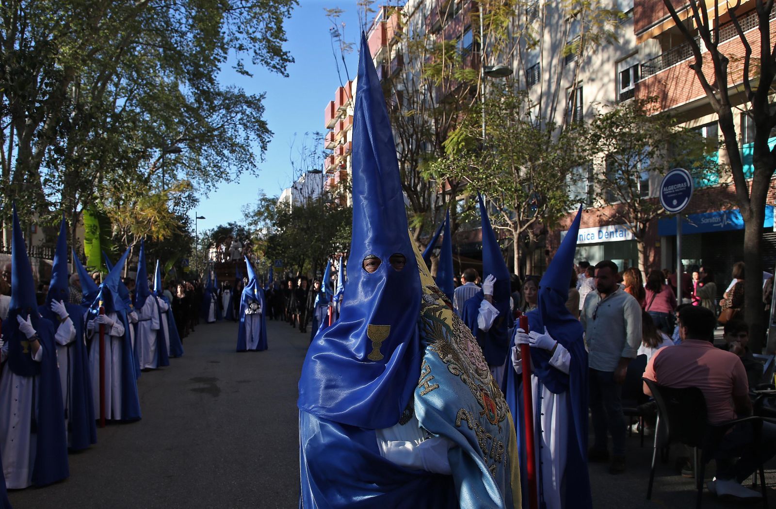 Fotos del Domingo de Ramos en Algeciras: Borriquita y Oración en el Huerto