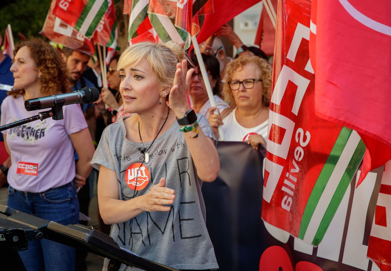 Carmen Castilla, secretaria general de UGT Andalucía.