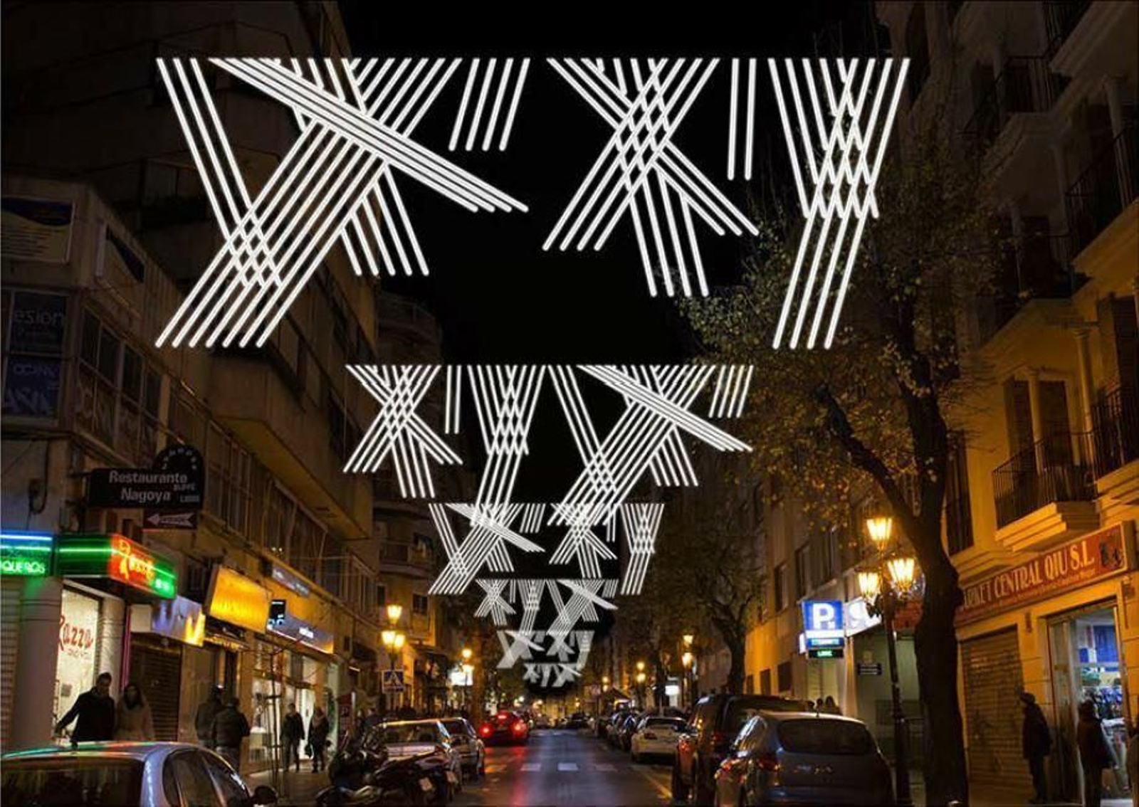 Así son las luces de Navidad en Granada calle a calle