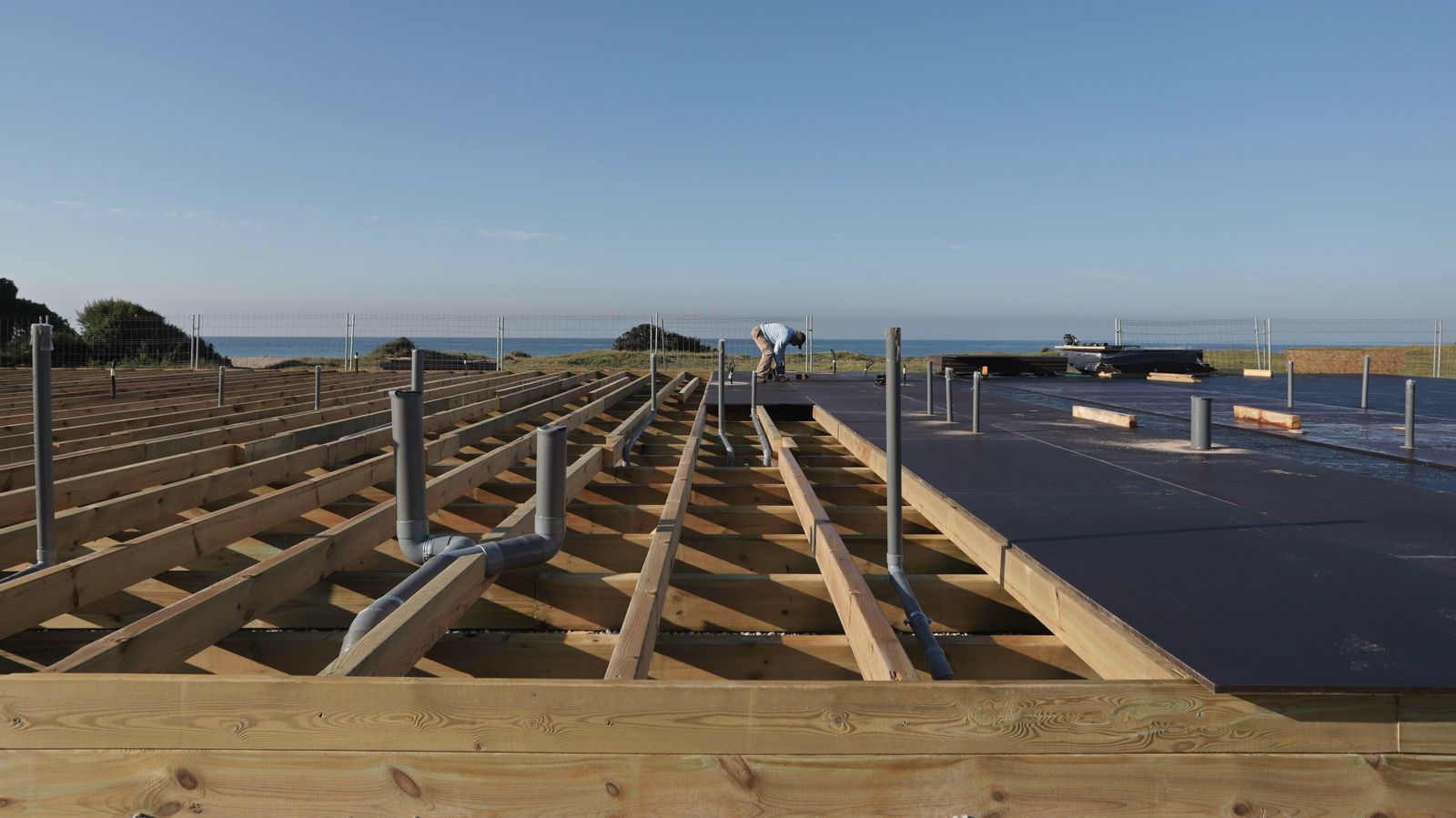 Inicio de las obras del restaurante Bibo Tarifa de Dani García en Valdevaqueros.
