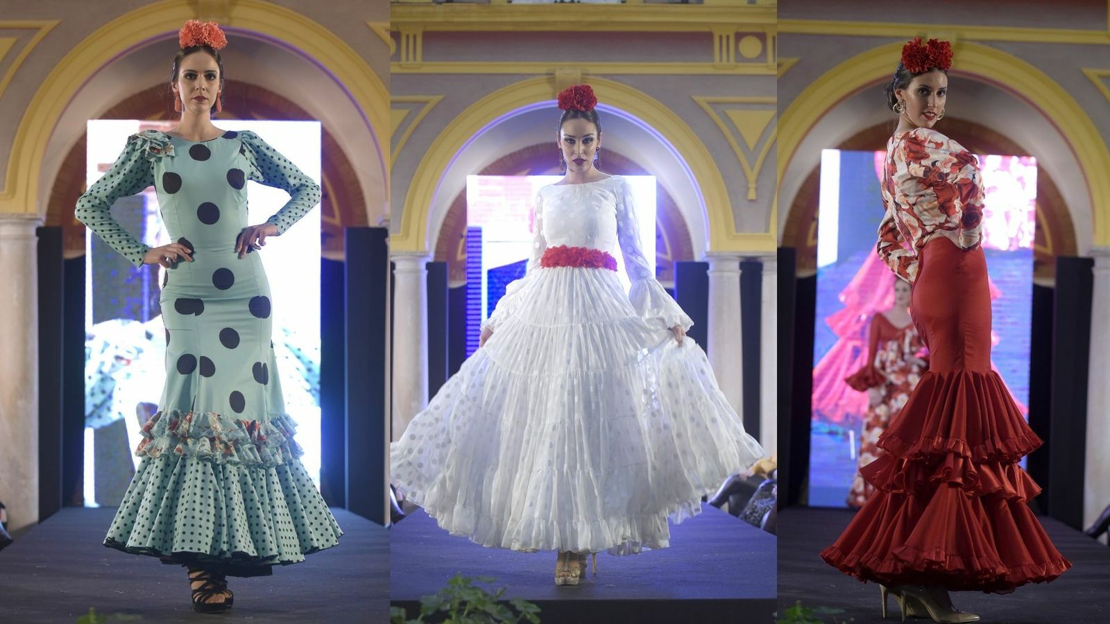 Desfile de Carmen Osorno en Huelva Flamenca 2020 / FOTO: ALEJANDRO DELGADO