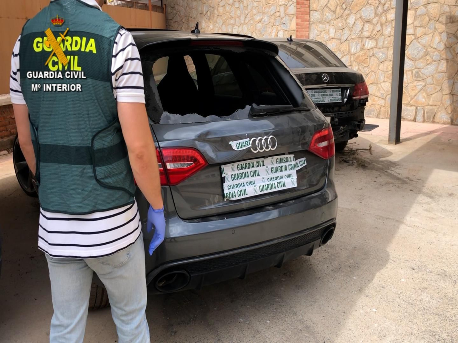 Un menor a disposición de la Fiscalía por el tiroteo en el alijo de Torregarcía