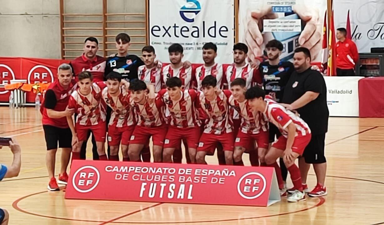 Los almerienses posan antes de las semifinales