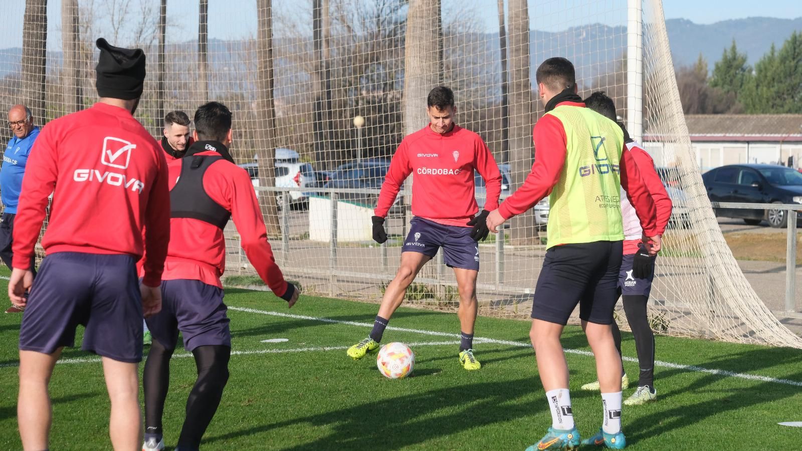 Antonio Caballero se ejercita en la Ciudad Deportiva.
