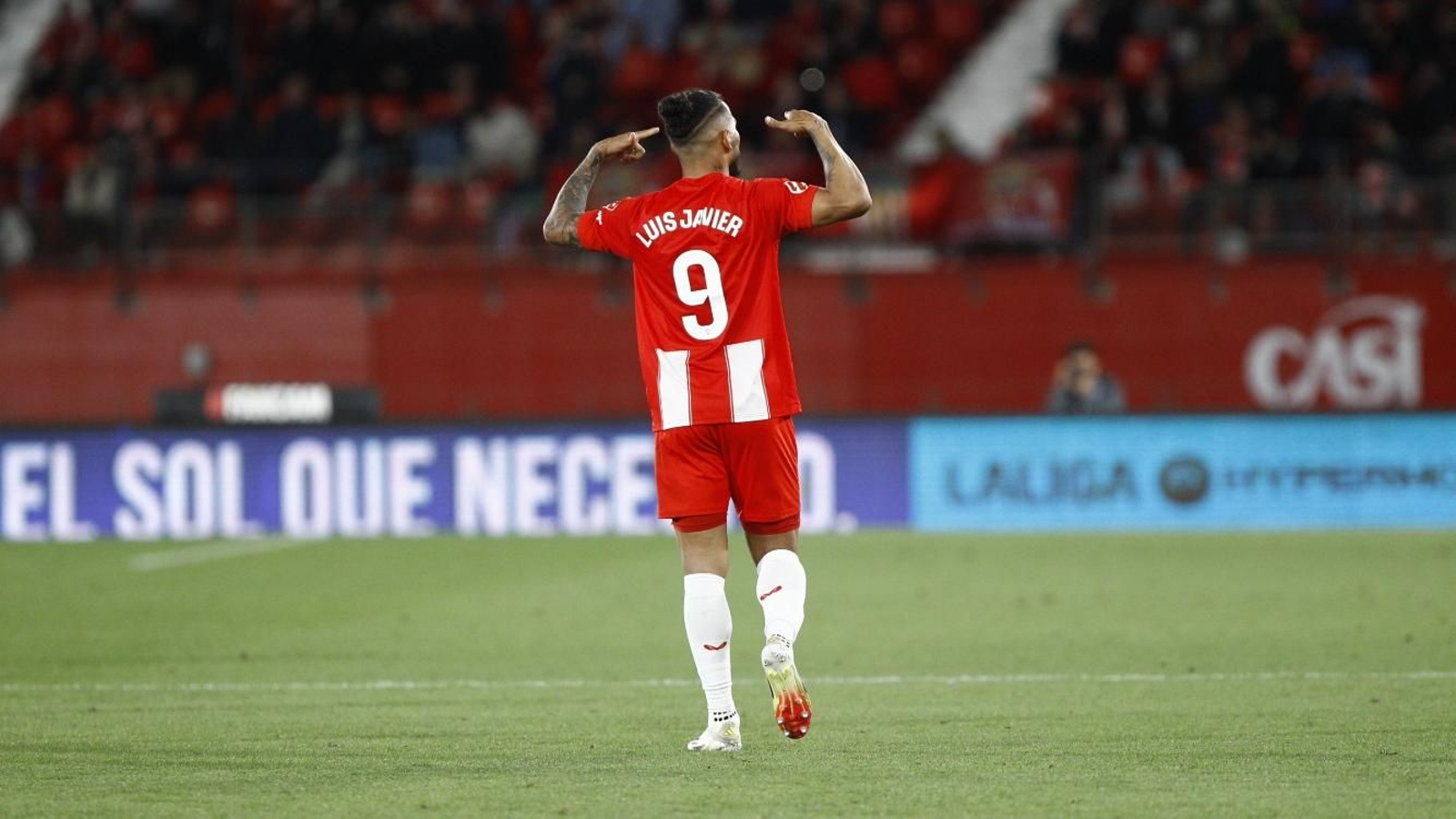 Luis Javier Suárez, referencia ofensiva de los rojiblancos.