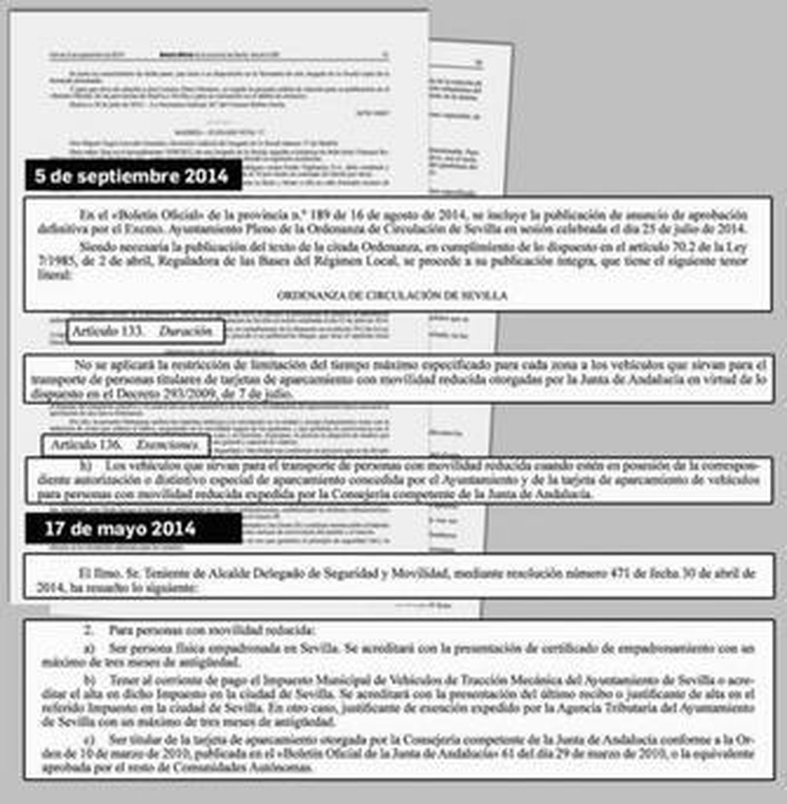 El Defensor investiga la regulación de la zona azul para discapacitados