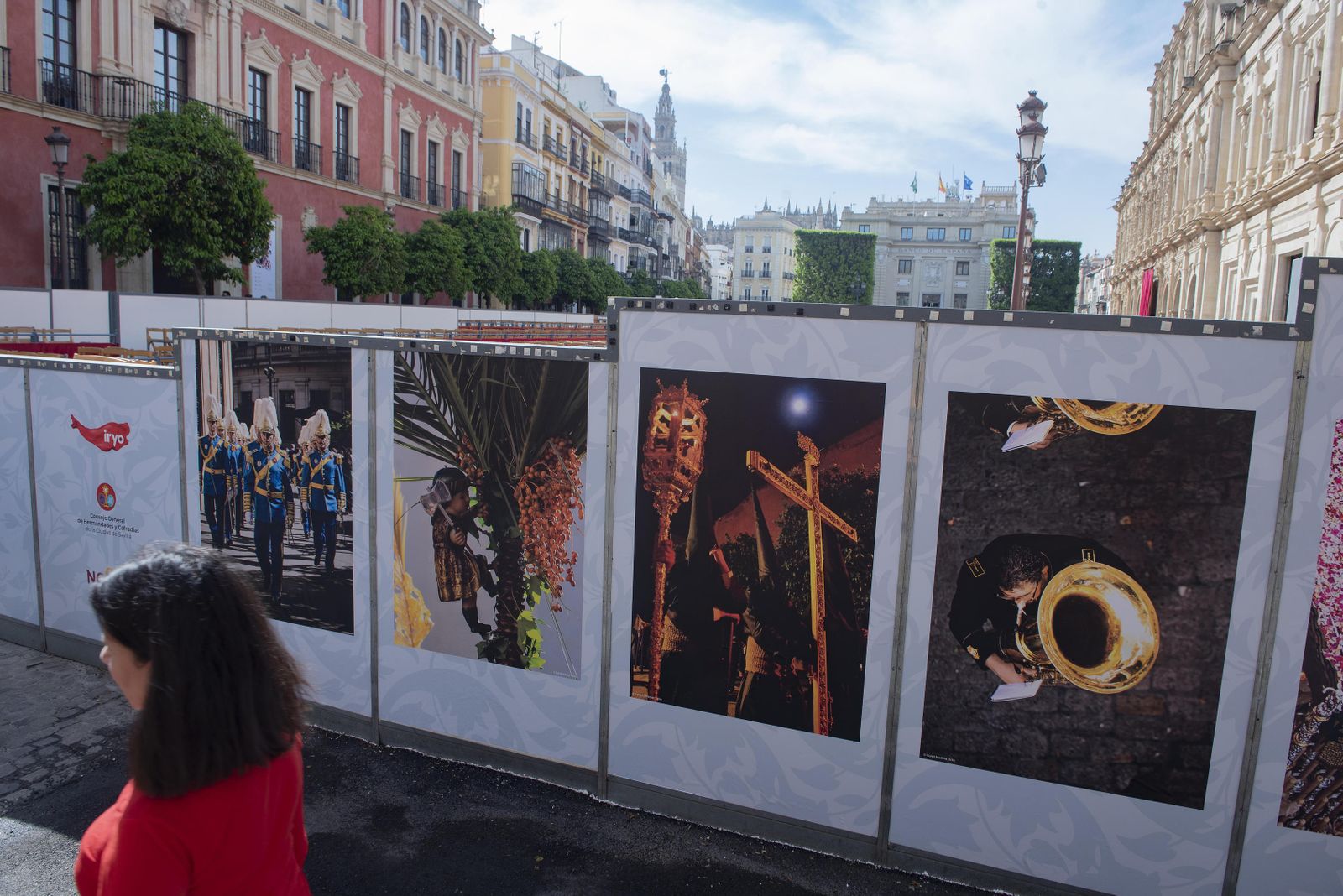 Los palcos de la plaza.